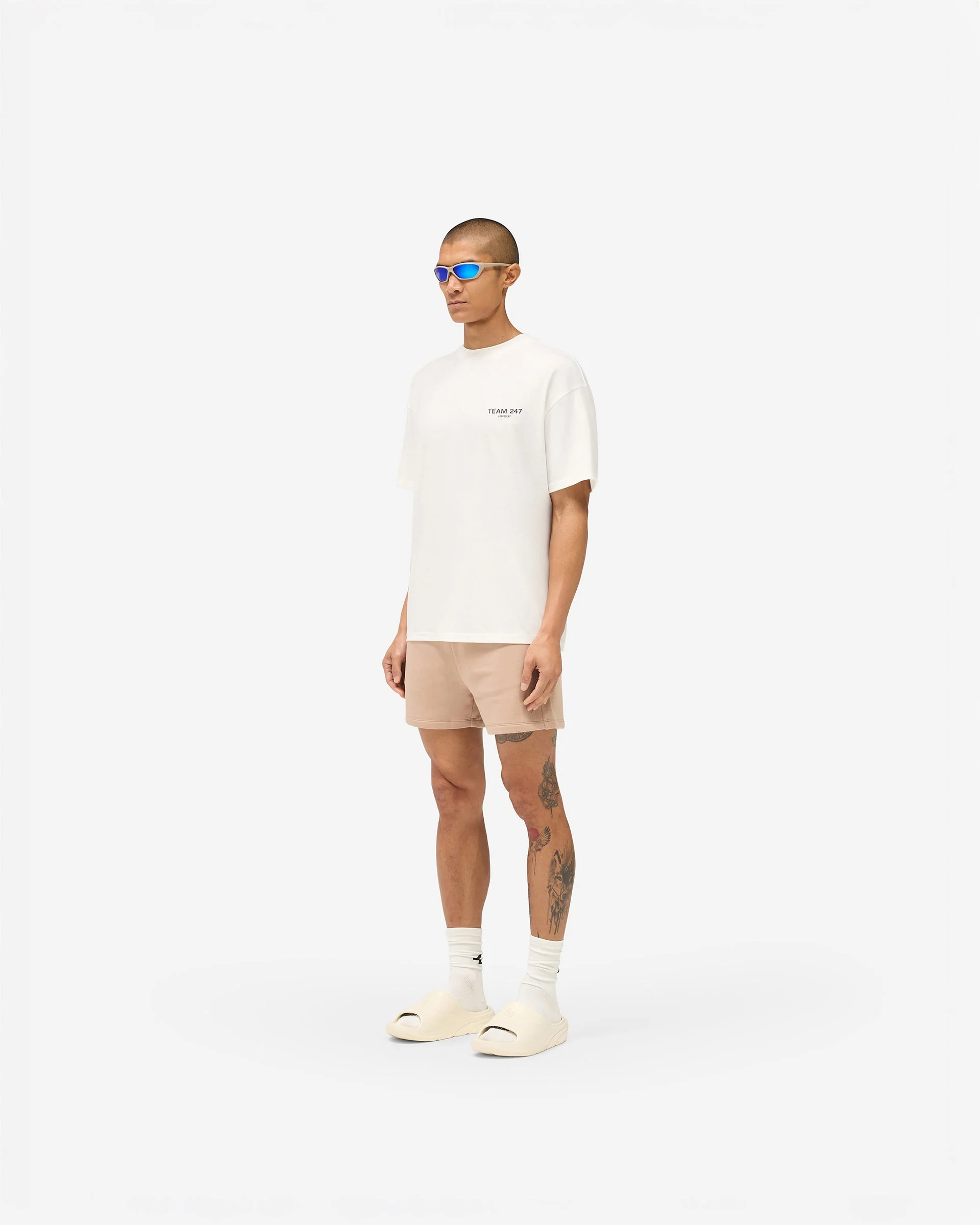 Team 247 Oversized T-Shirt - Flat White - Image 9