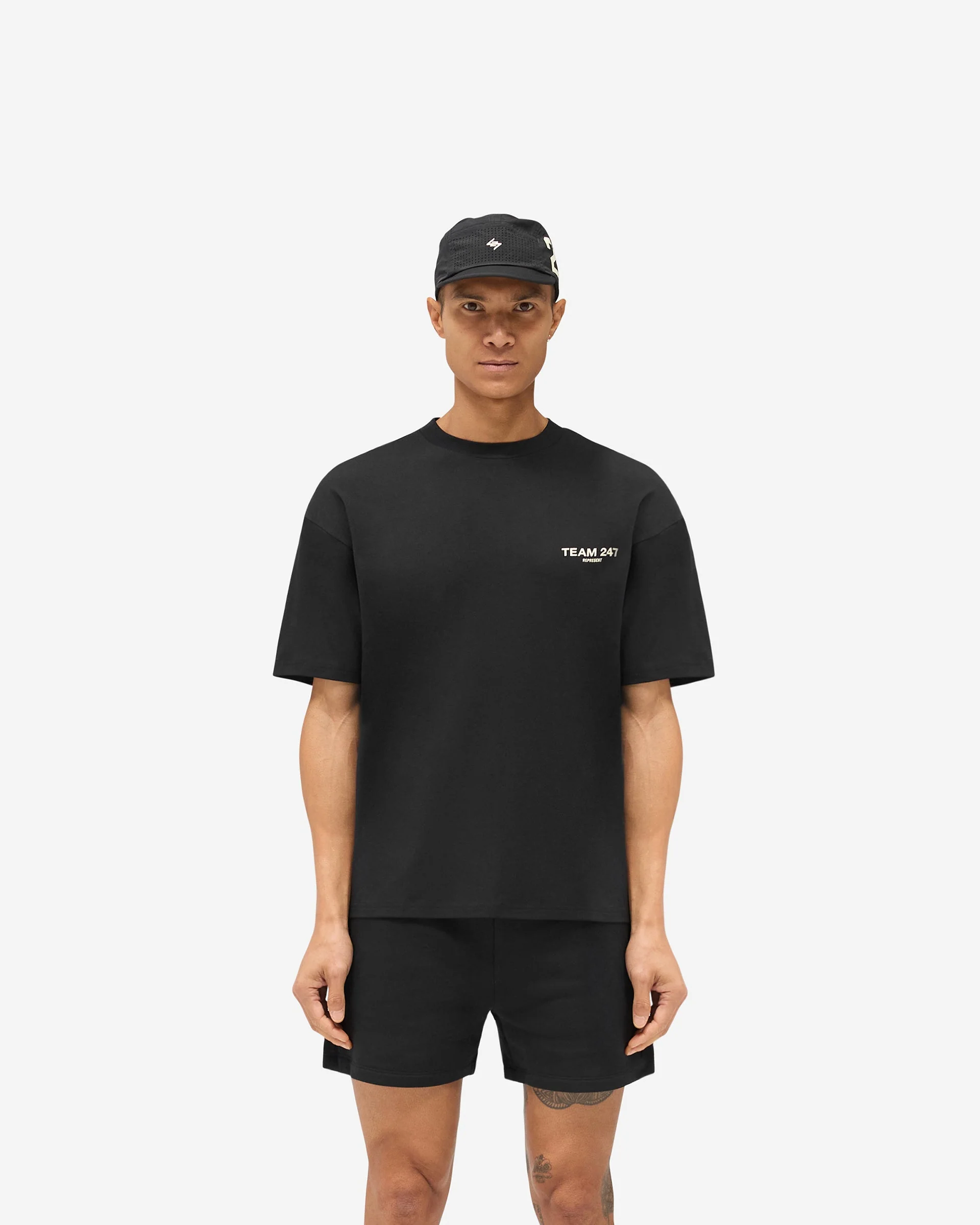 Team 247 Oversized T-Shirt - Jet Black - Image 3