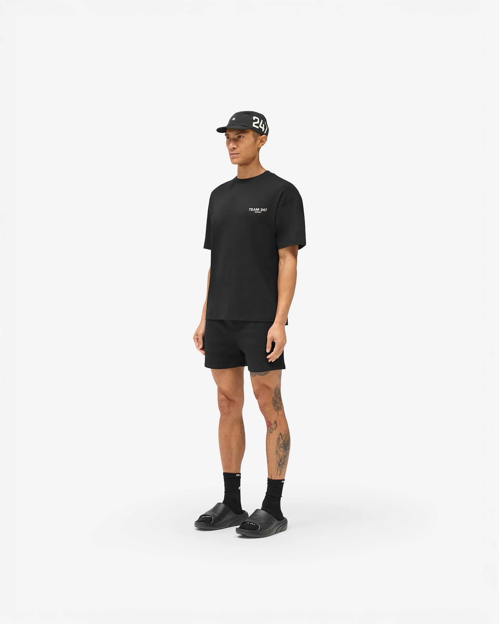 Team 247 Oversized T-Shirt - Jet Black - Image 9