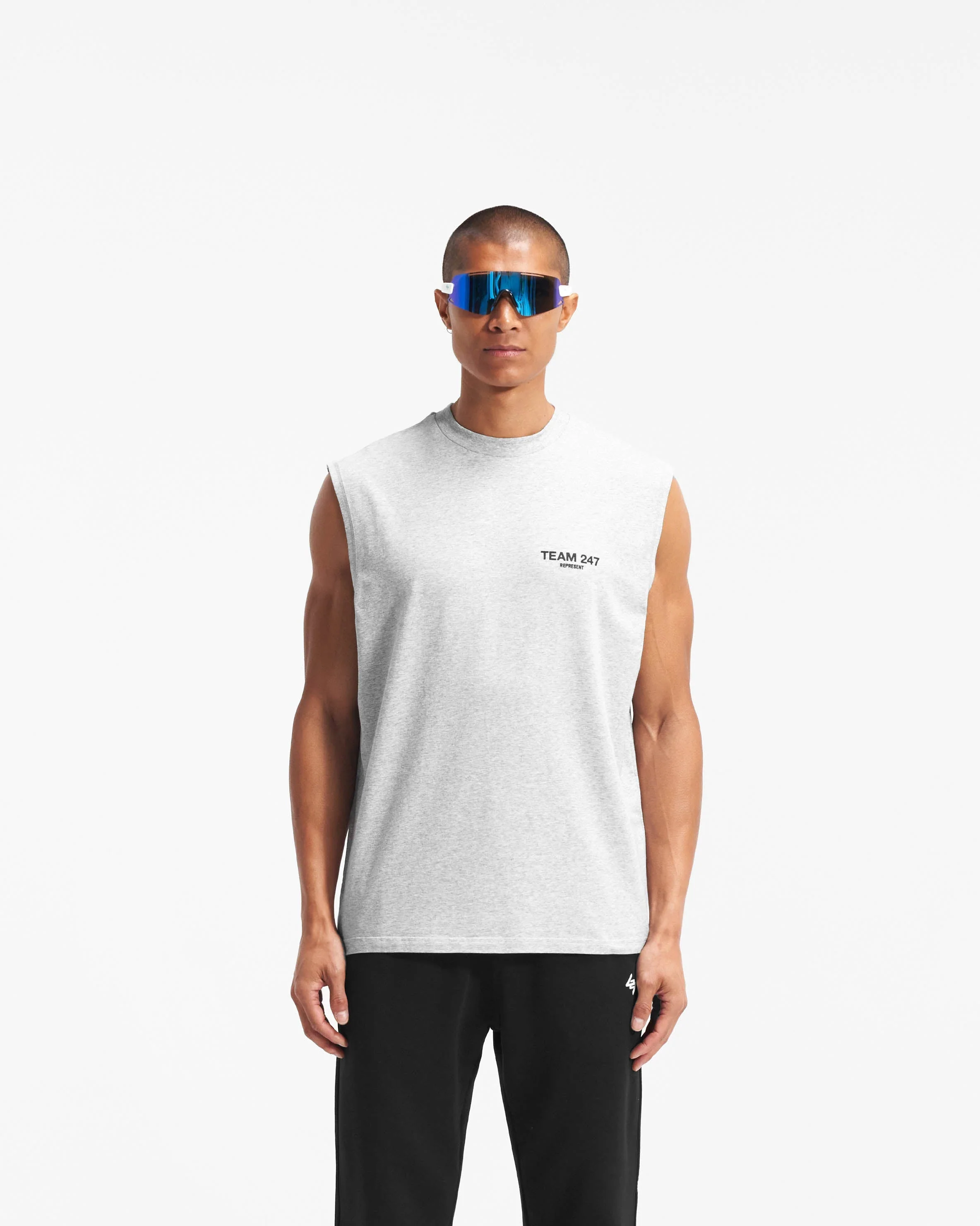Team 247 Oversized Tank - Ash Grey - Image 3