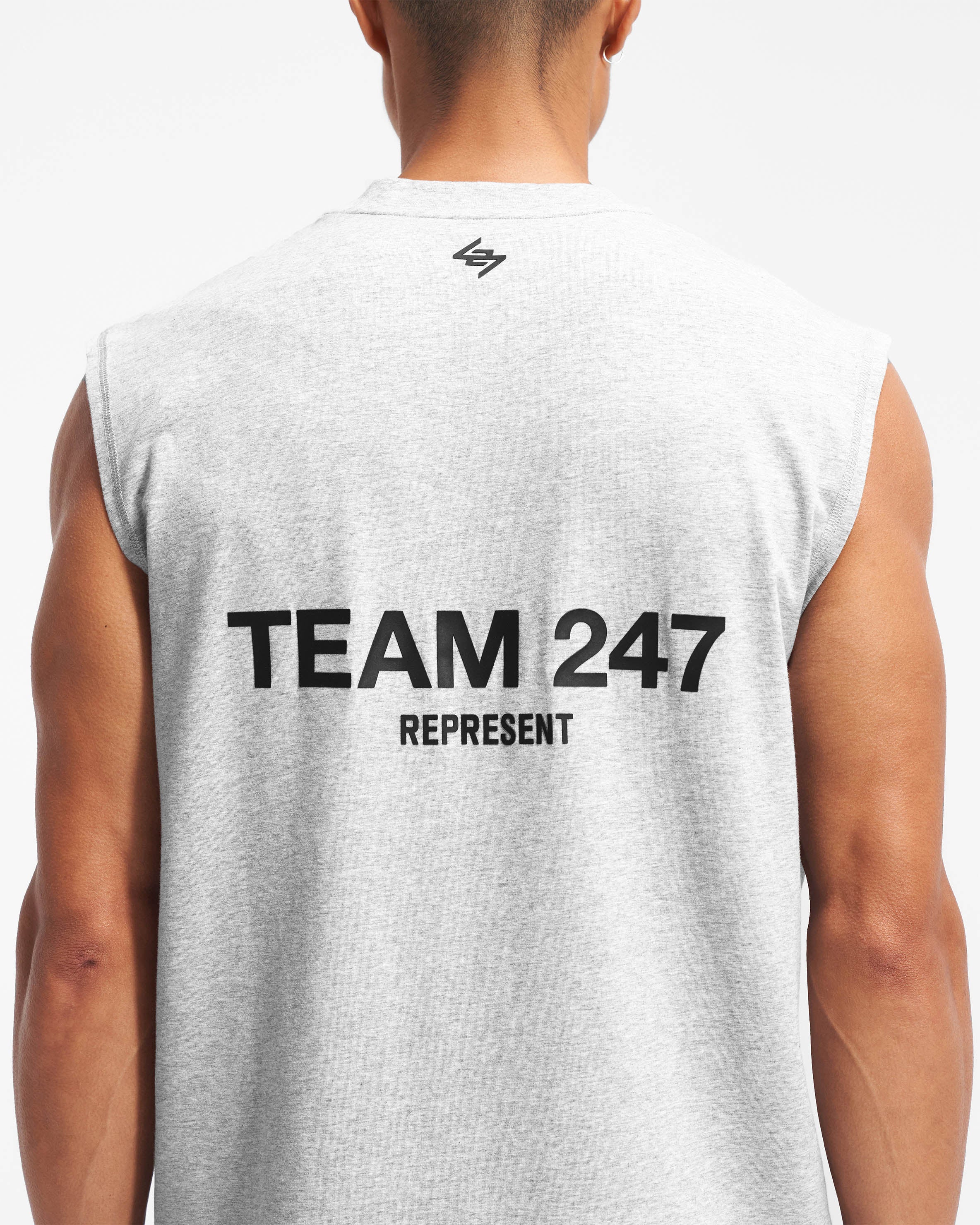 Team 247 Oversized Tank - Ash Grey - Image 6
