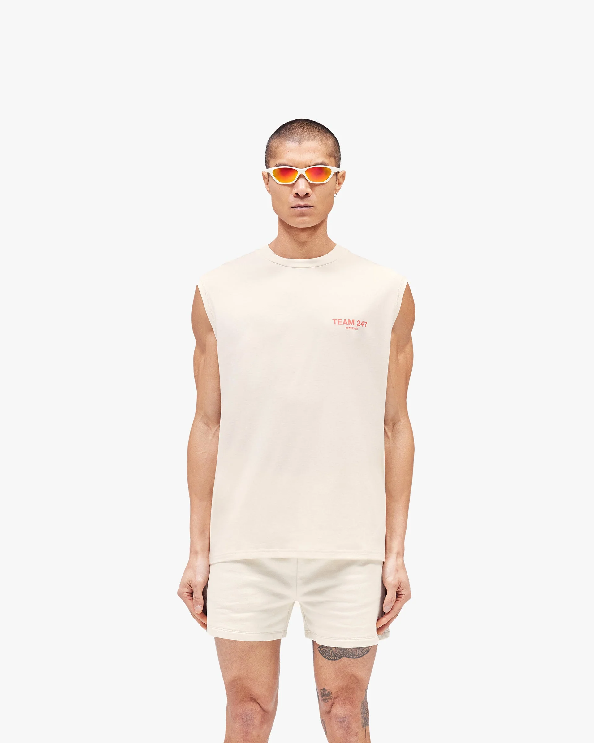 Team 247 Oversized Tank - Cream - Image 3