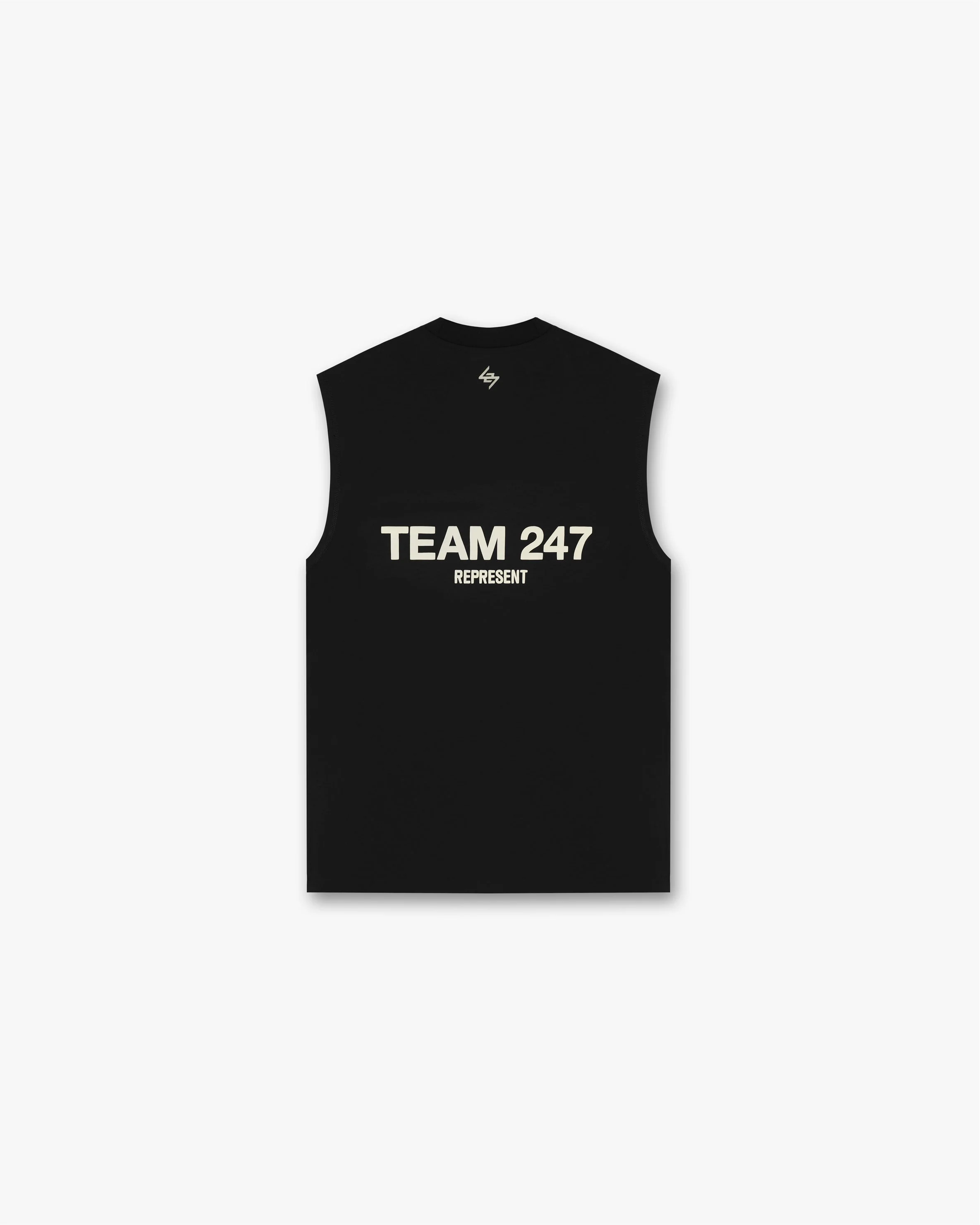Team 247 Oversized Tank - Jet Black - Image 2