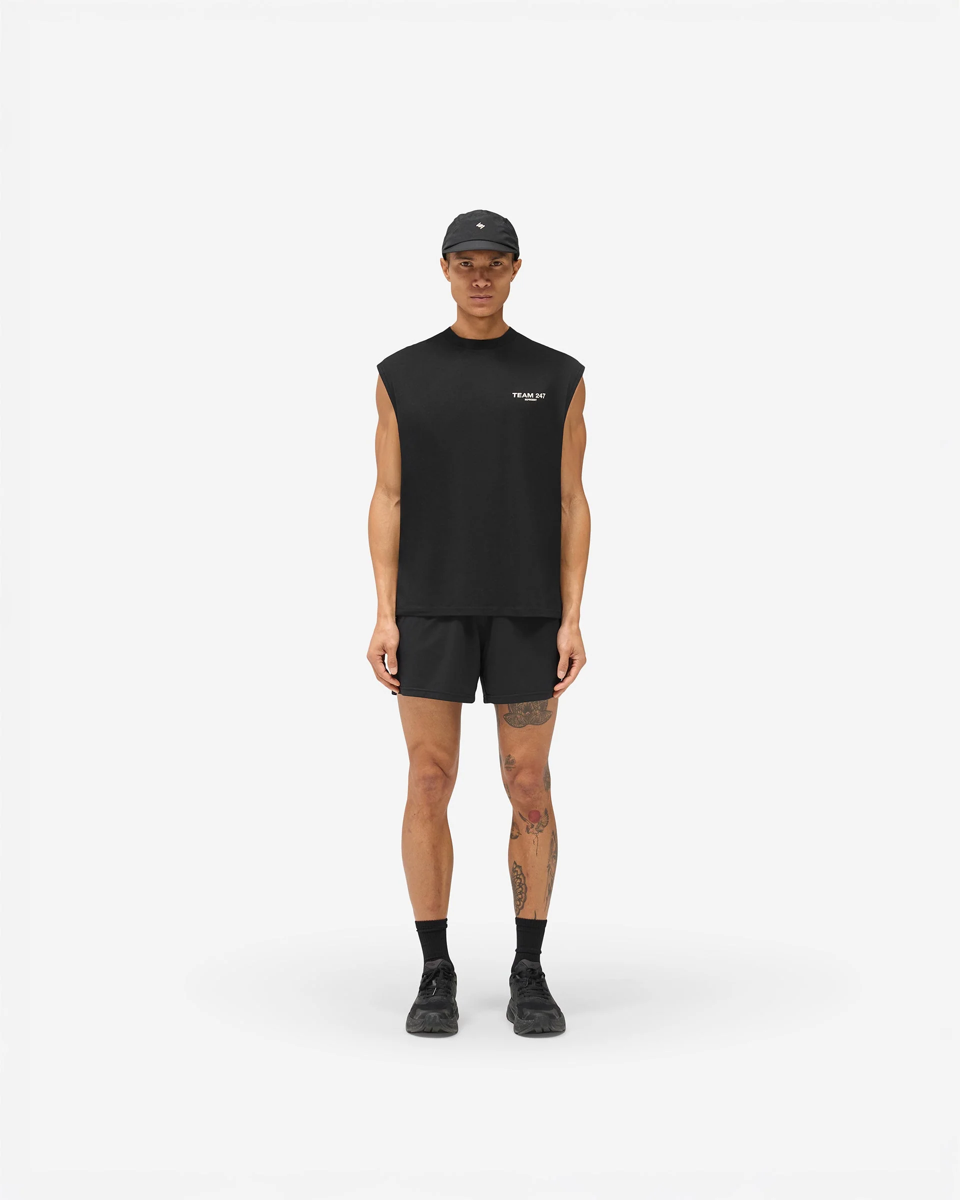 Team 247 Oversized Tank - Jet Black - Image 8