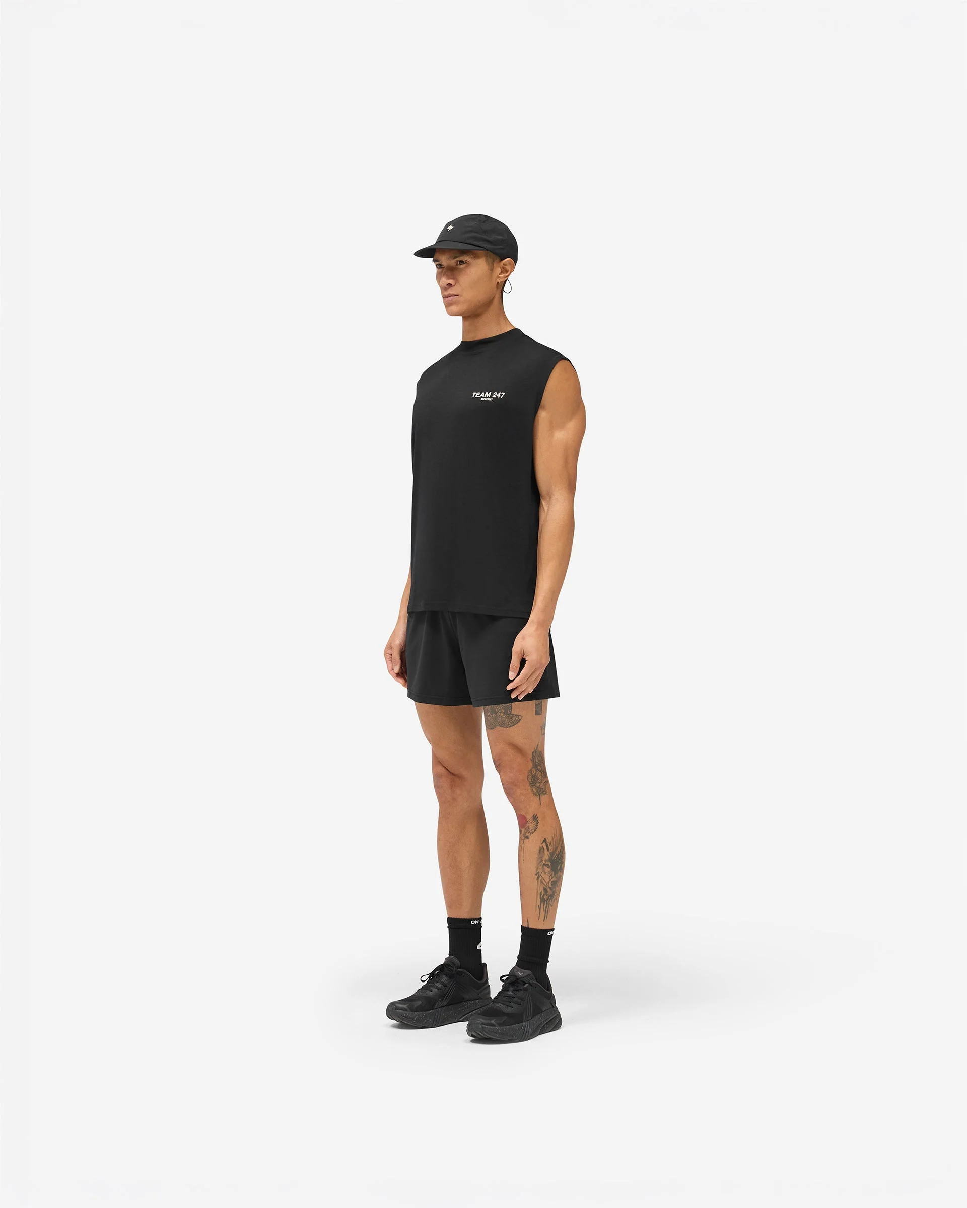 Team 247 Oversized Tank - Jet Black - Image 9