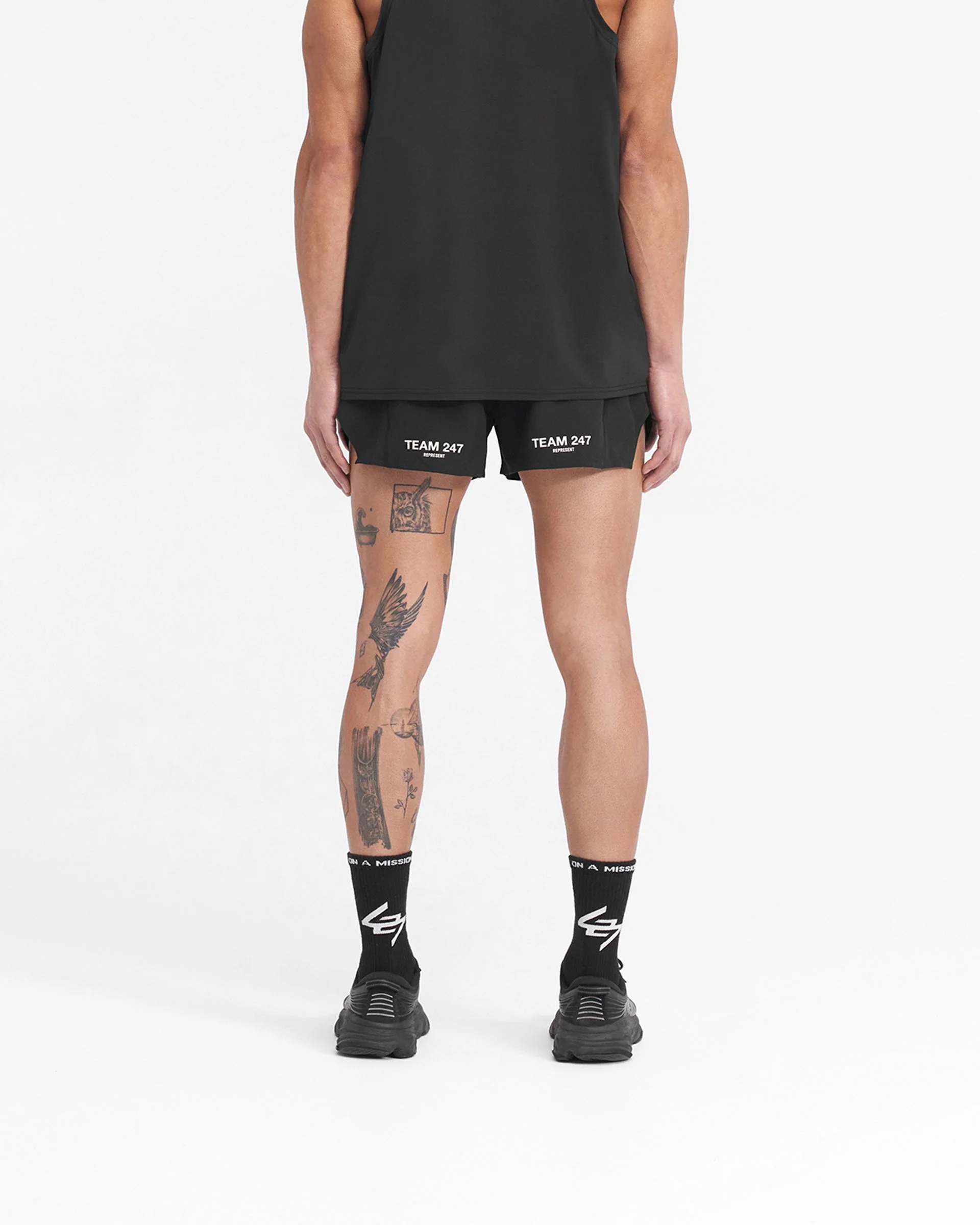 Team 247 Race Shorts - Jet Black - Image 4
