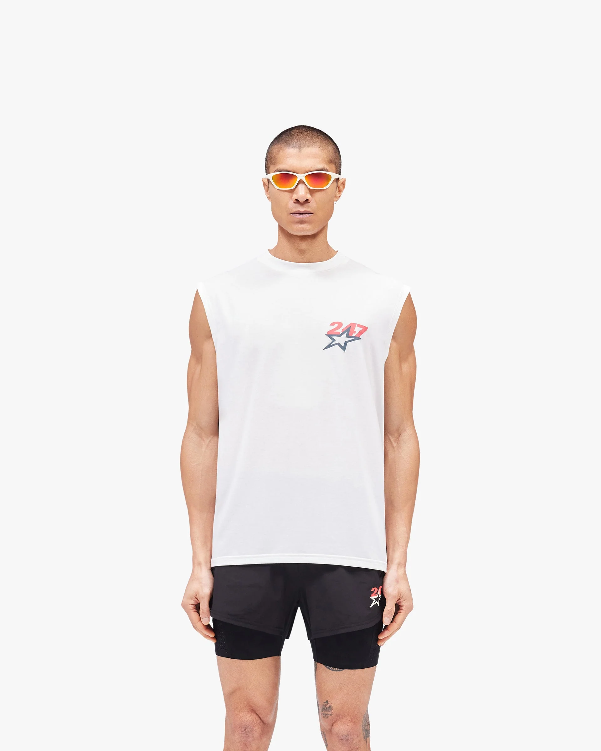 Team 247 Star Tank - Flat White - Image 3