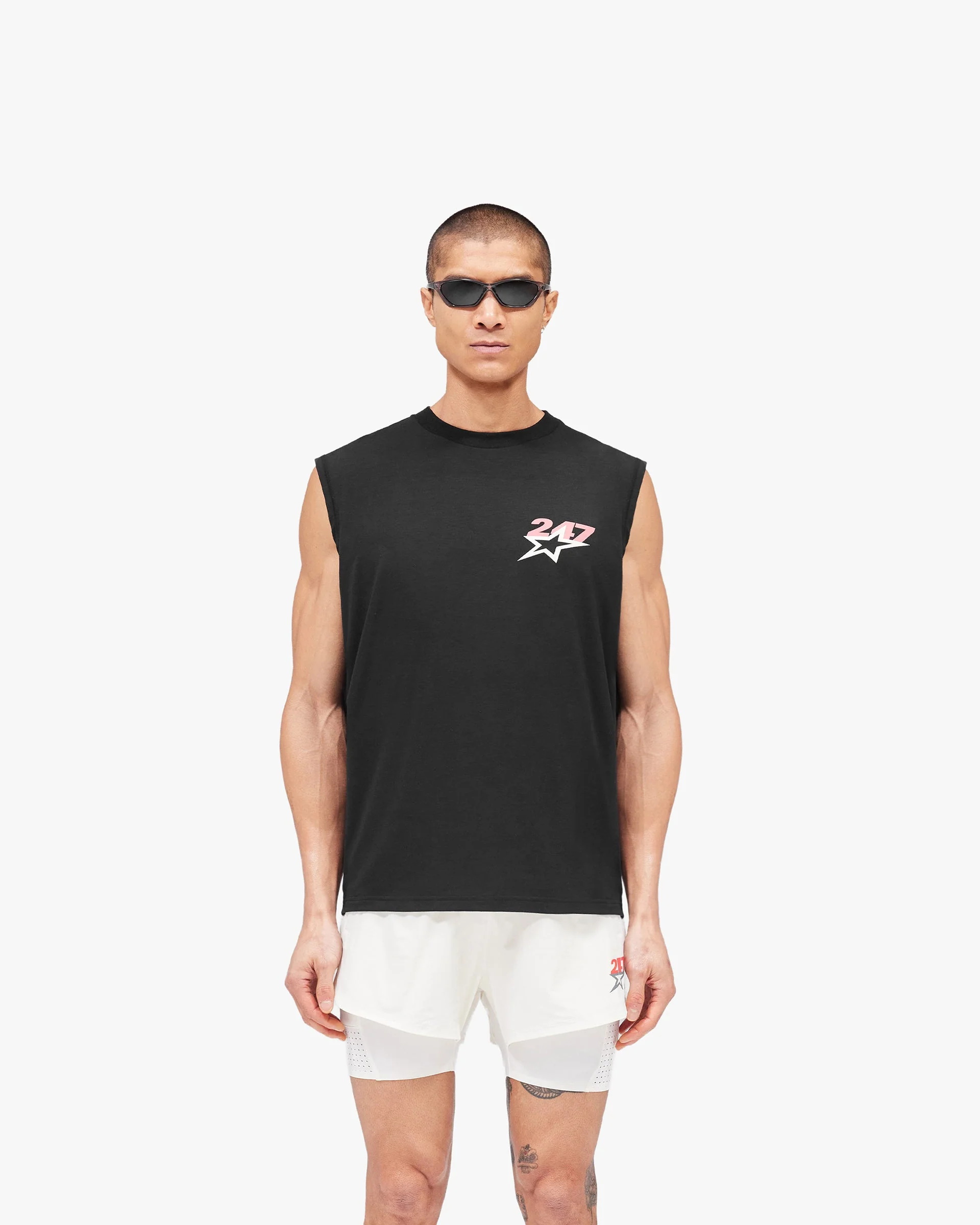 Team 247 Star Tank - Jet Black - Image 3