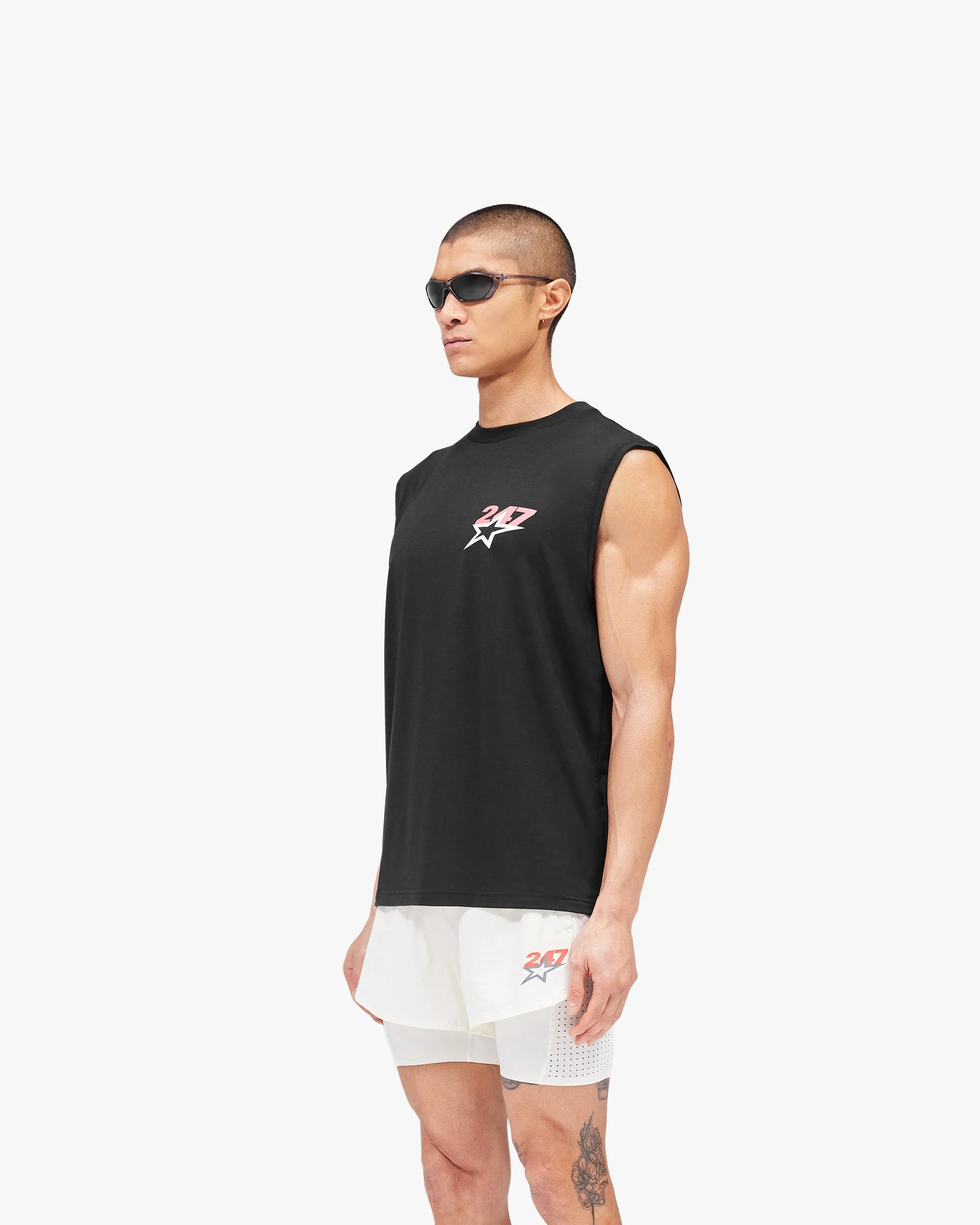 Team 247 Star Tank - Jet Black - Image 4