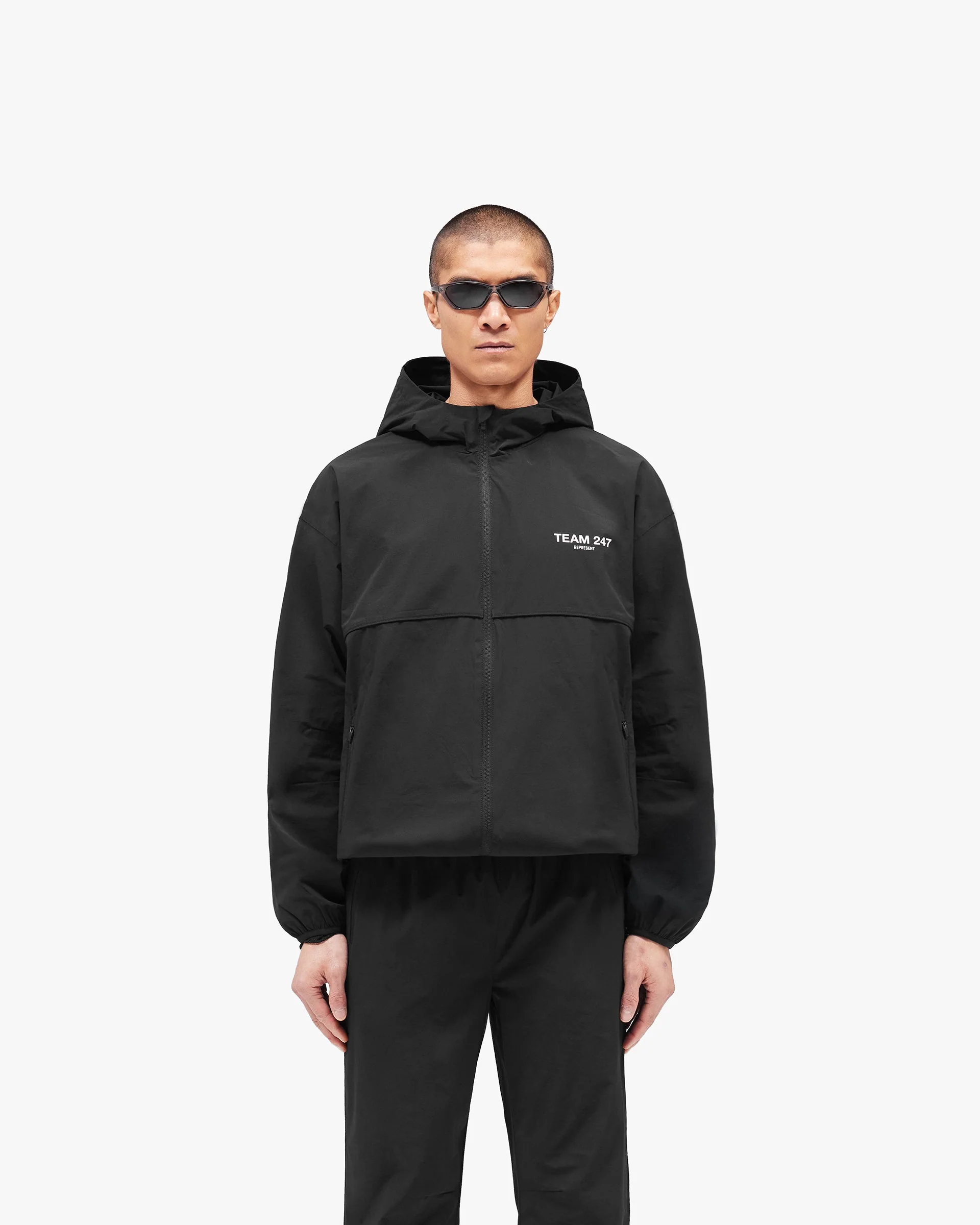Team 247 Track Jacket - Jet Black - Image 3