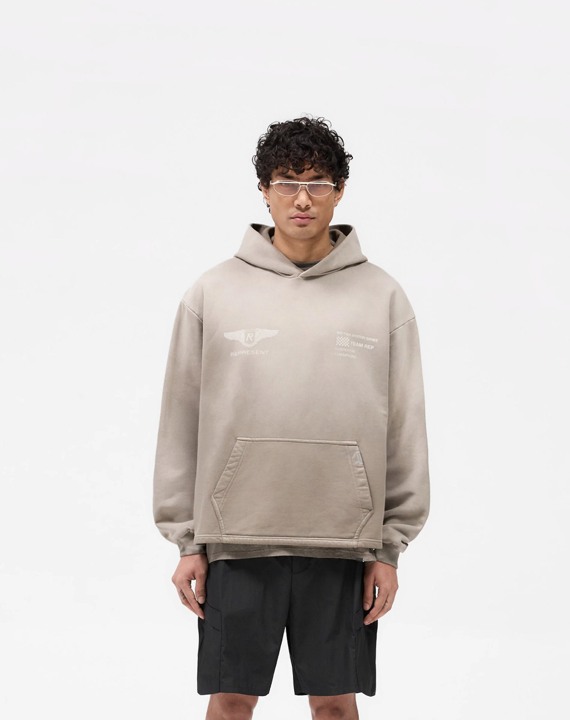 Team Rep Hoodie - Dark Taupe - Image 3