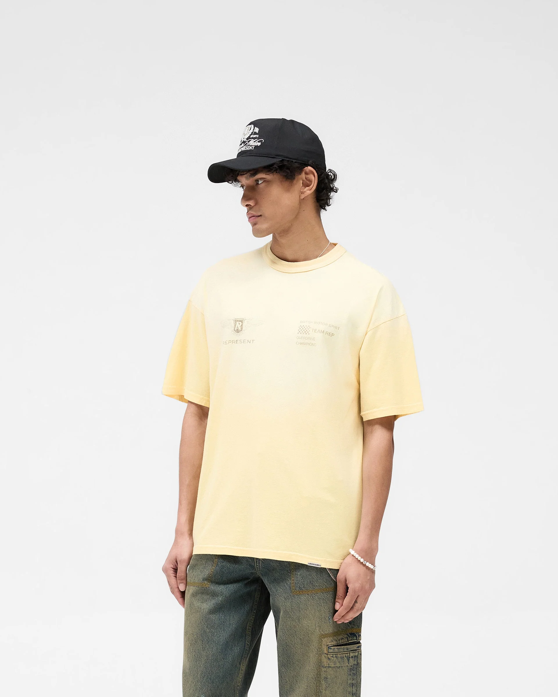 Team Rep T-Shirt - Light Yellow - Image 4