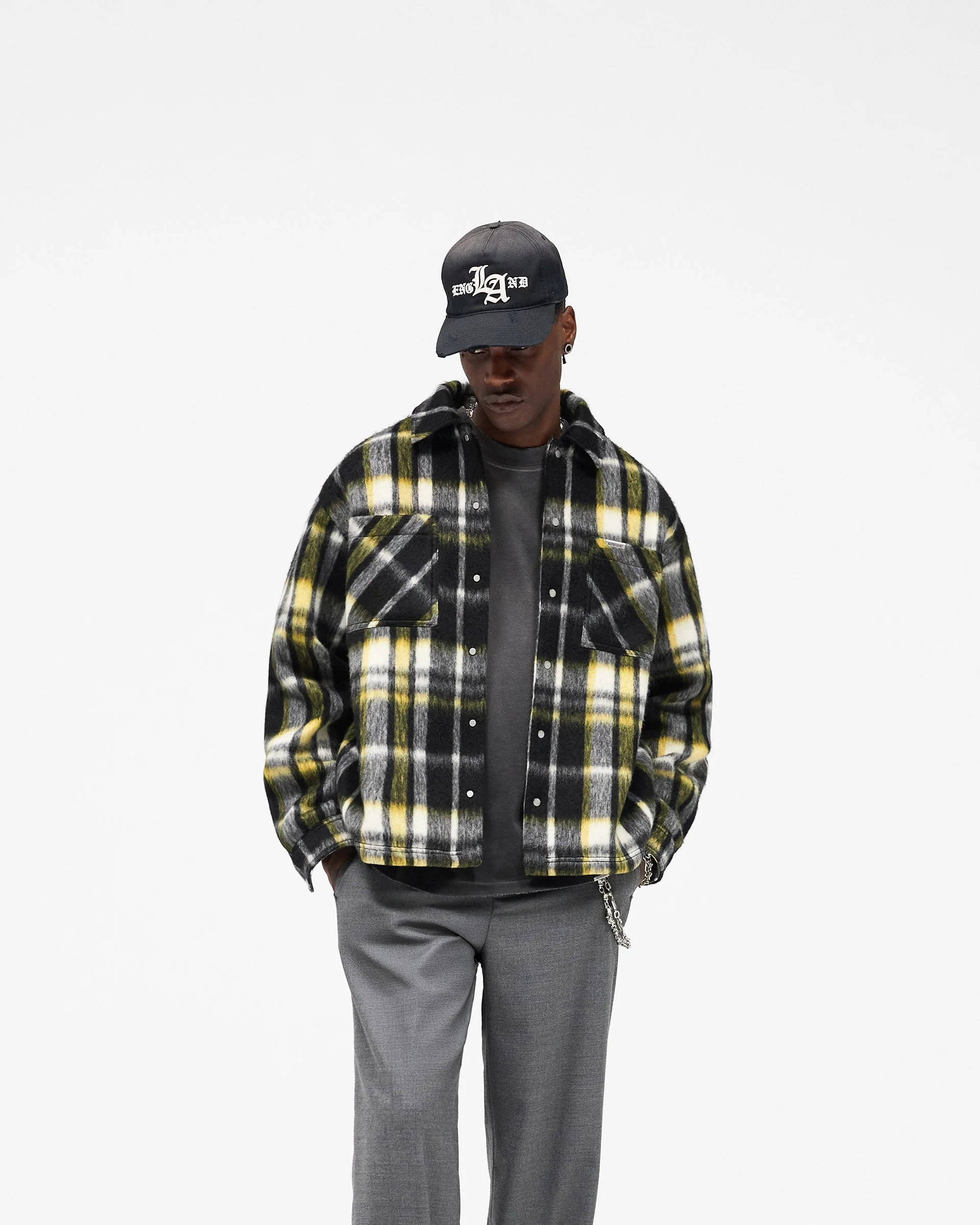 Textured Overshirt - Jet Black - Image 3