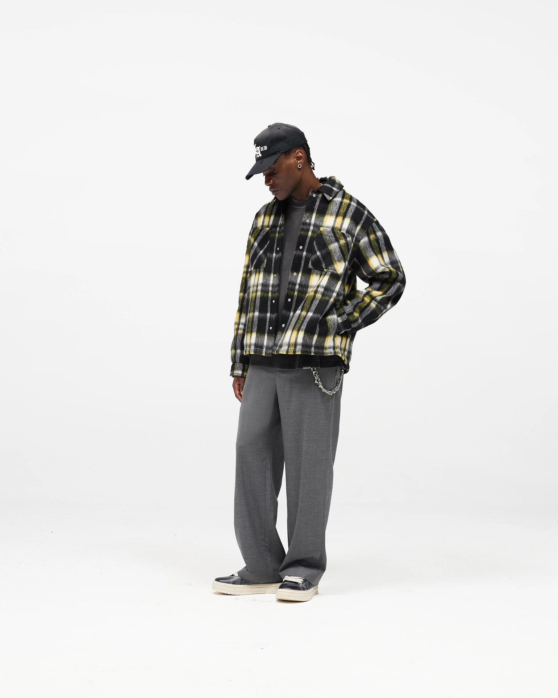 Textured Overshirt - Jet Black - Image 6