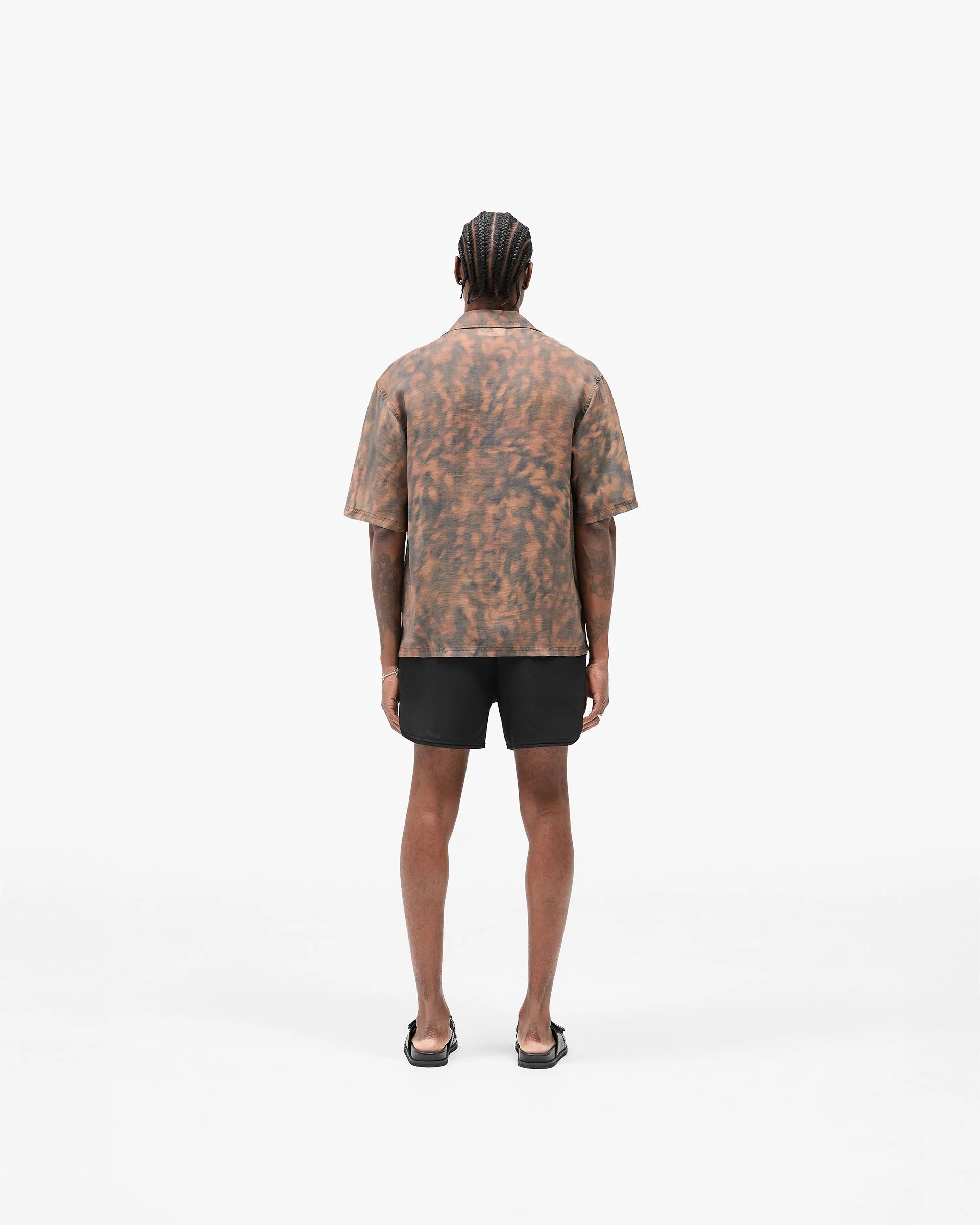 Tortoise Print Shirt - Brown - Image 7