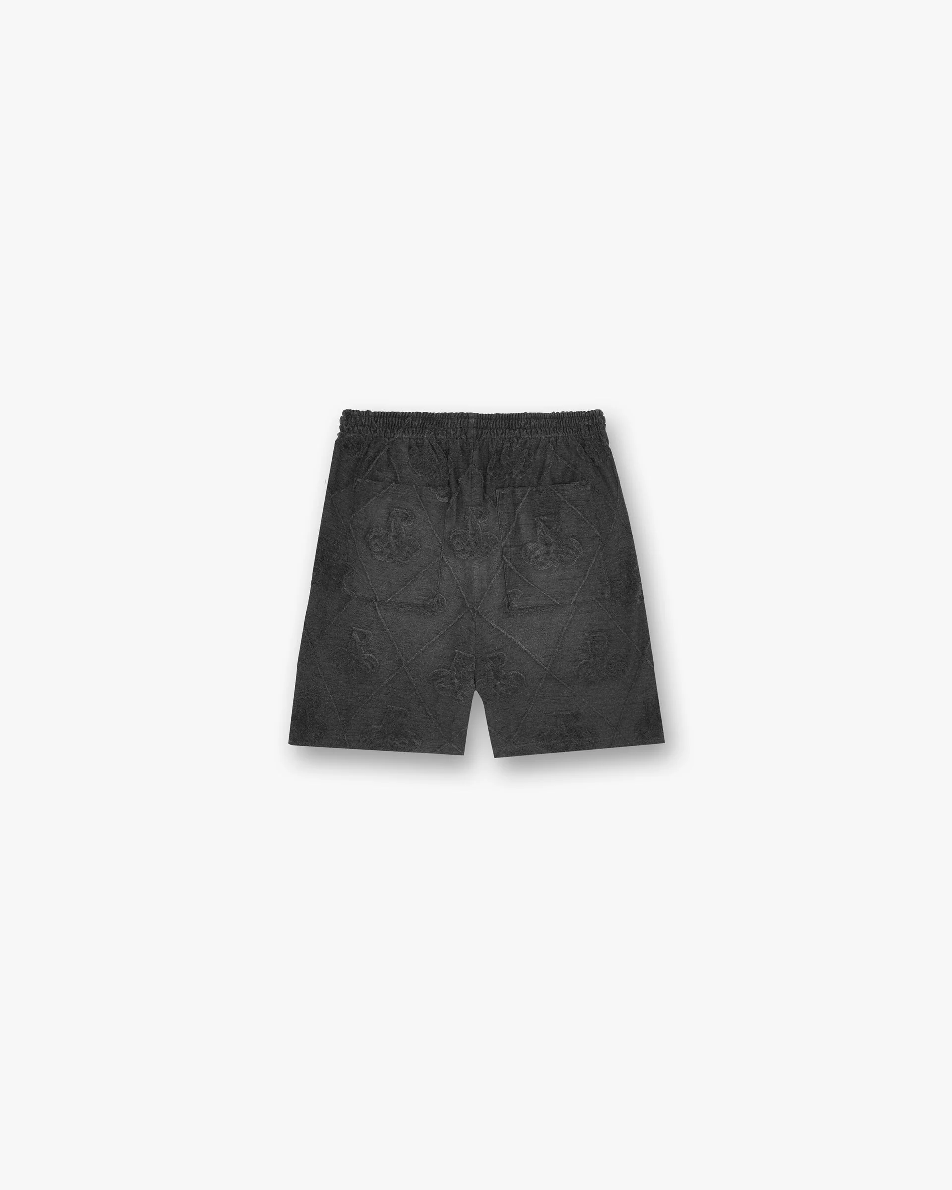 Towelling Short - Jet Black - Image 2