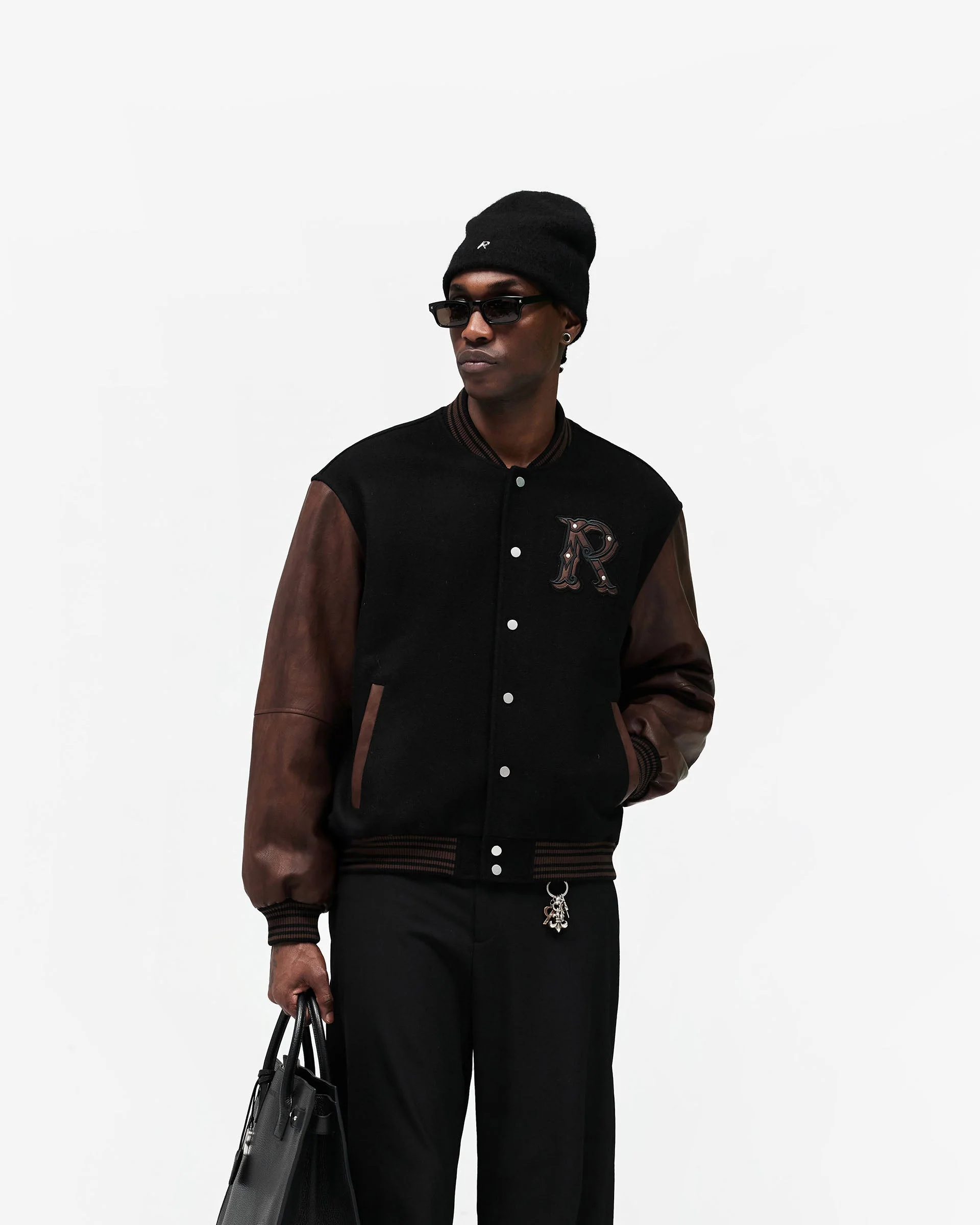 Varsity Bomber - Jet Black - Image 2