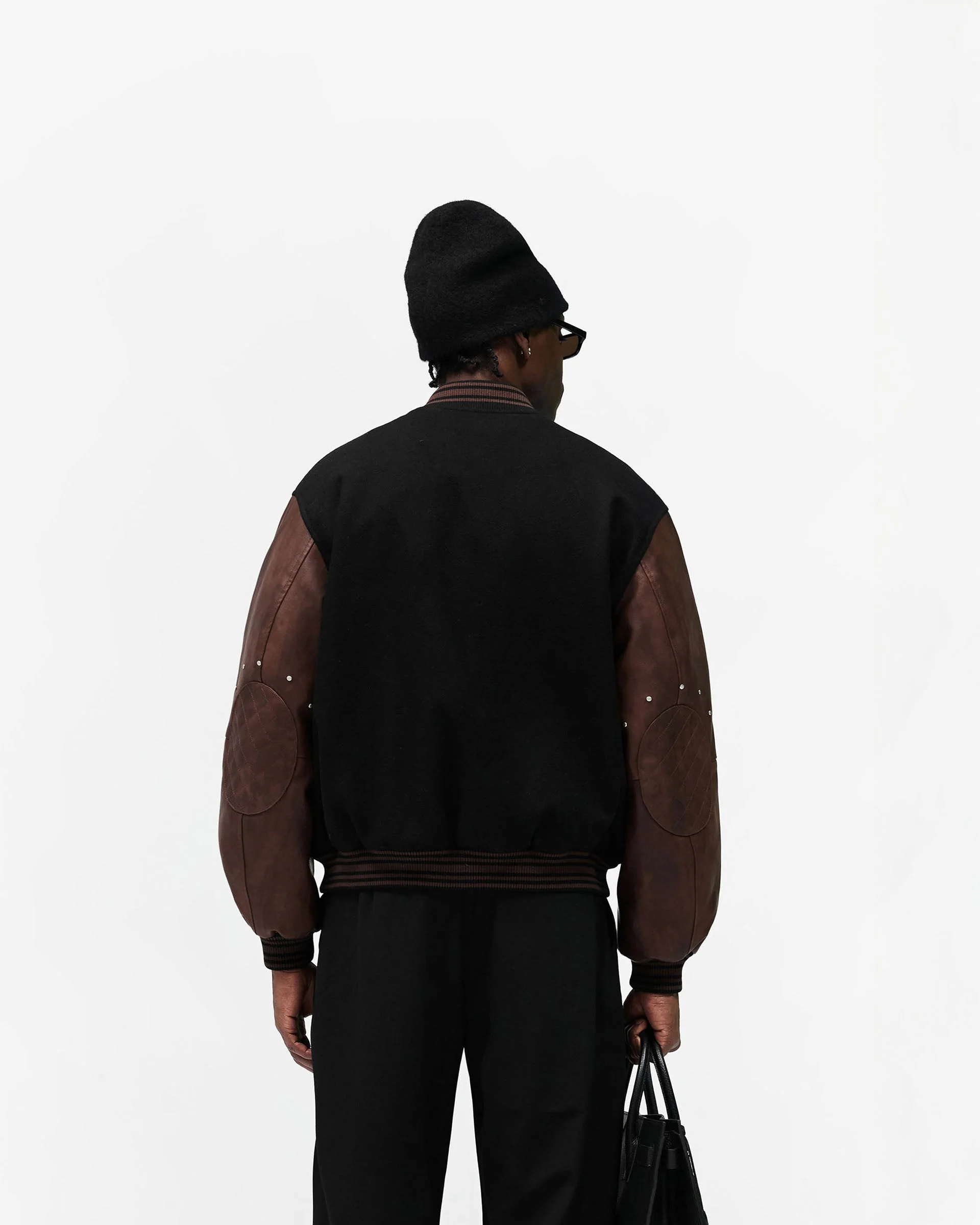 Varsity Bomber - Jet Black - Image 5