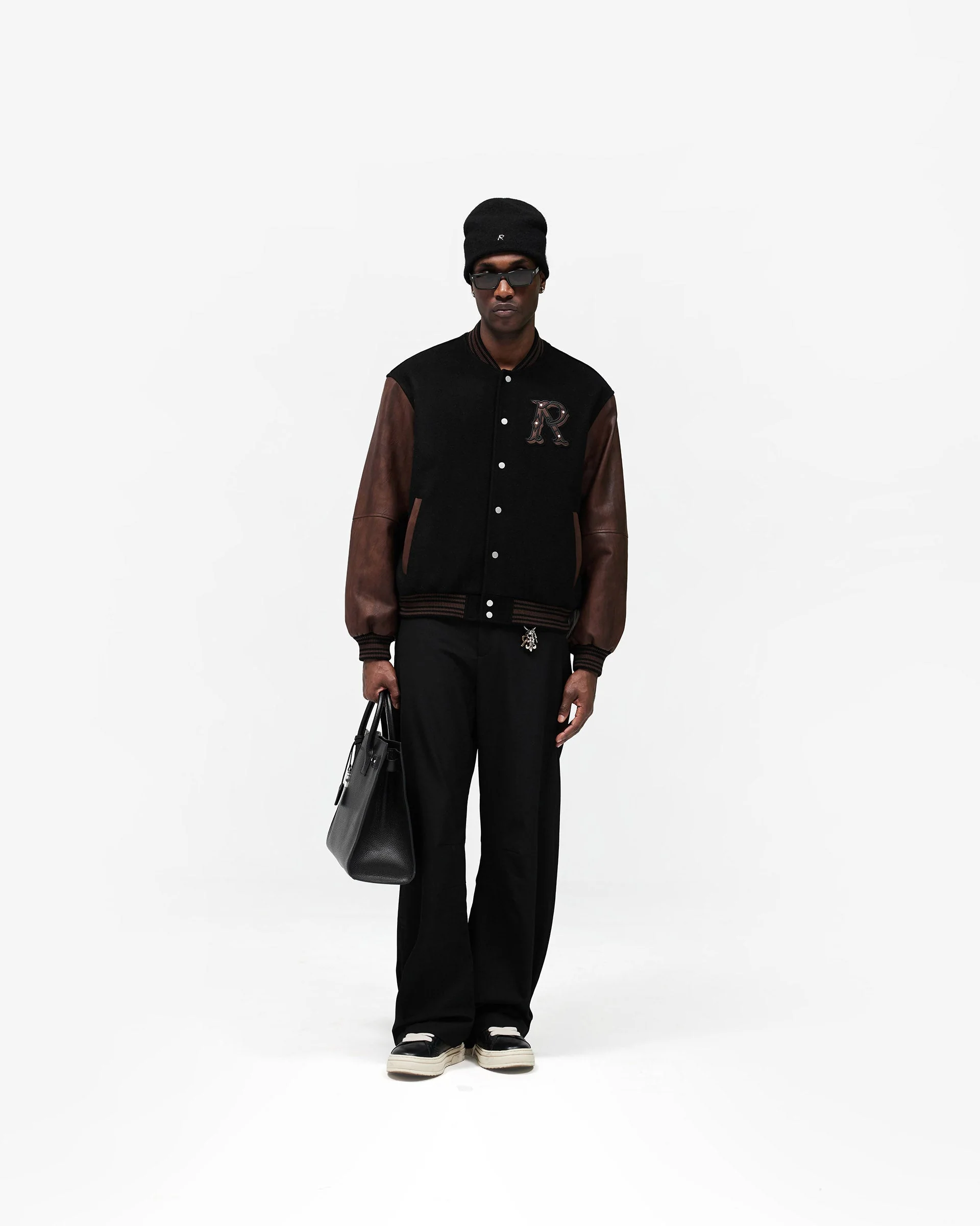 Varsity Bomber - Jet Black - Image 6