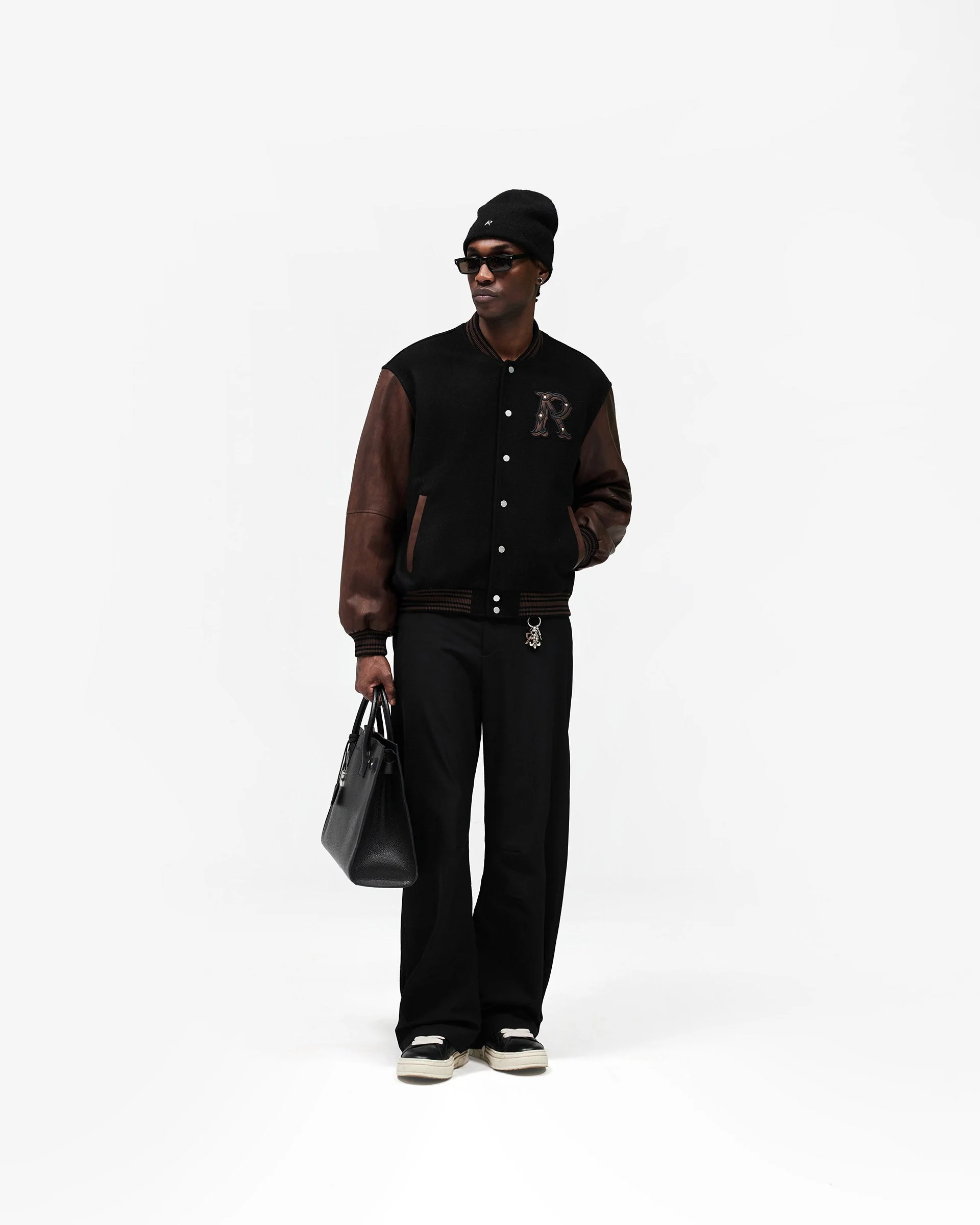 Varsity Bomber - Jet Black - Image 7
