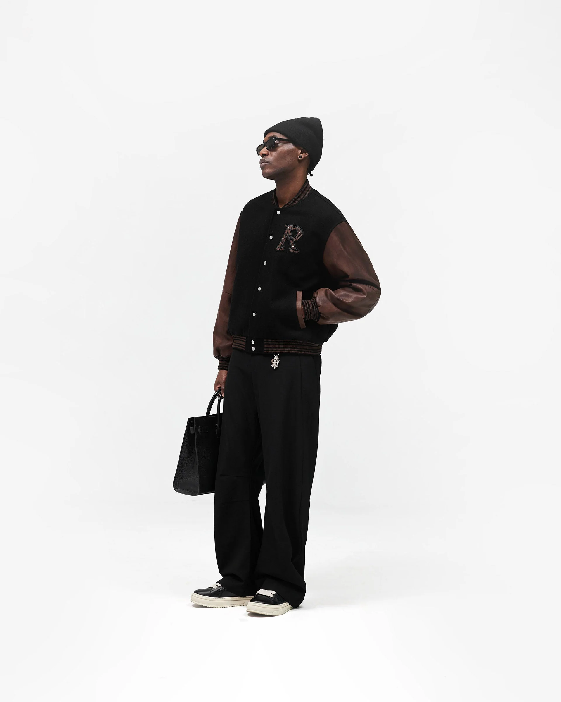 Varsity Bomber - Jet Black - Image 8