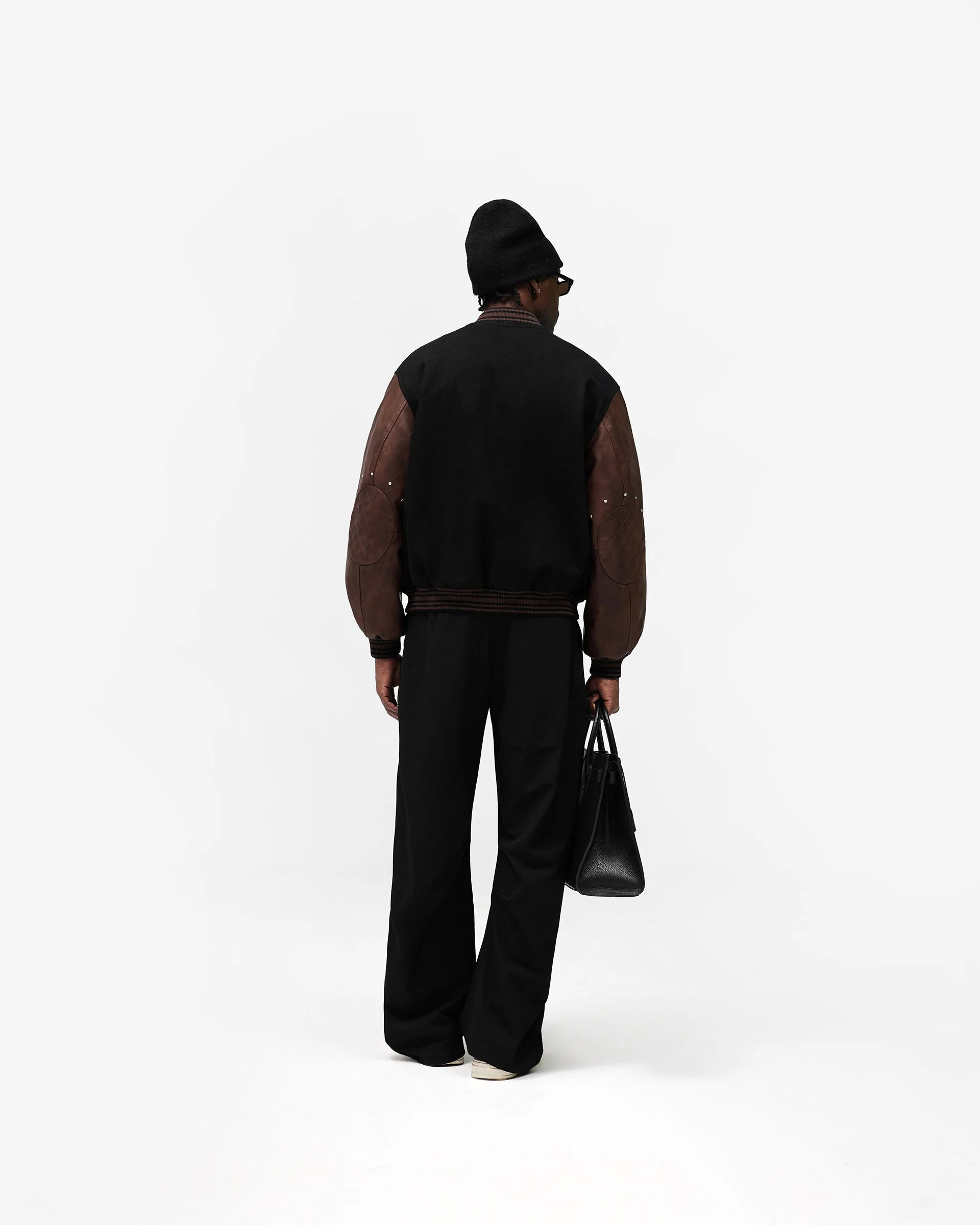 Varsity Bomber - Jet Black - Image 9