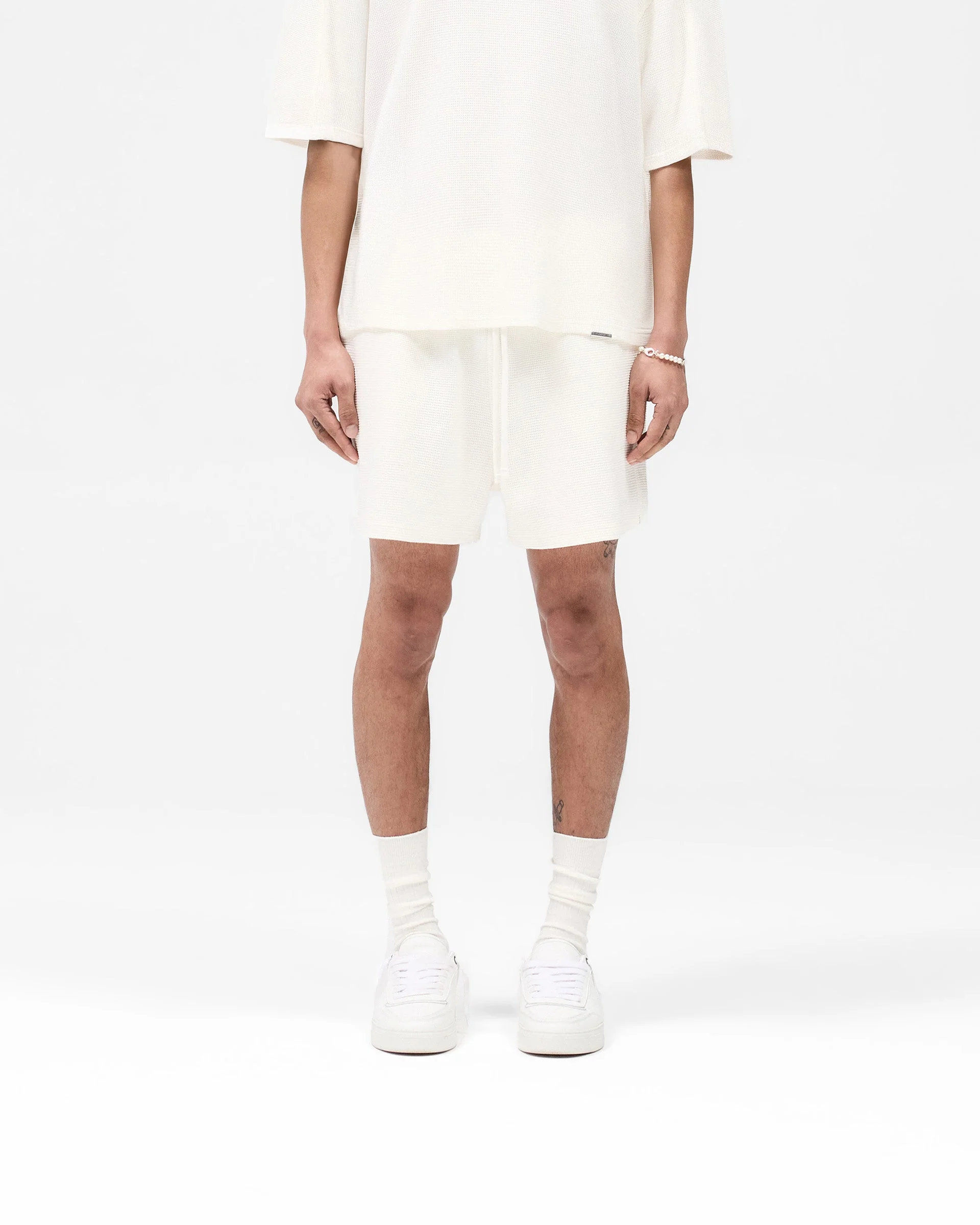 Waffle Shorts - White - Image 3
