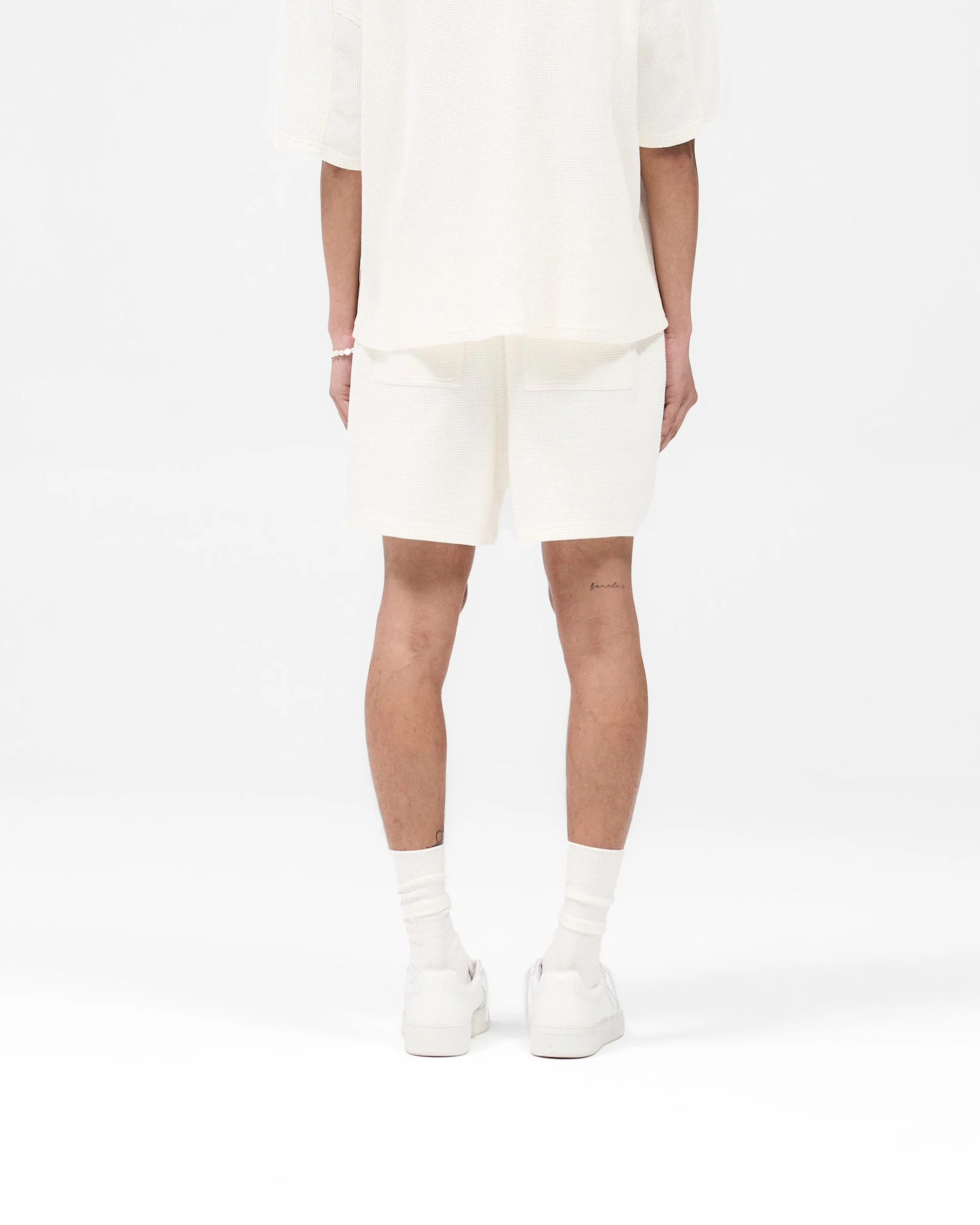 Waffle Shorts - White - Image 4