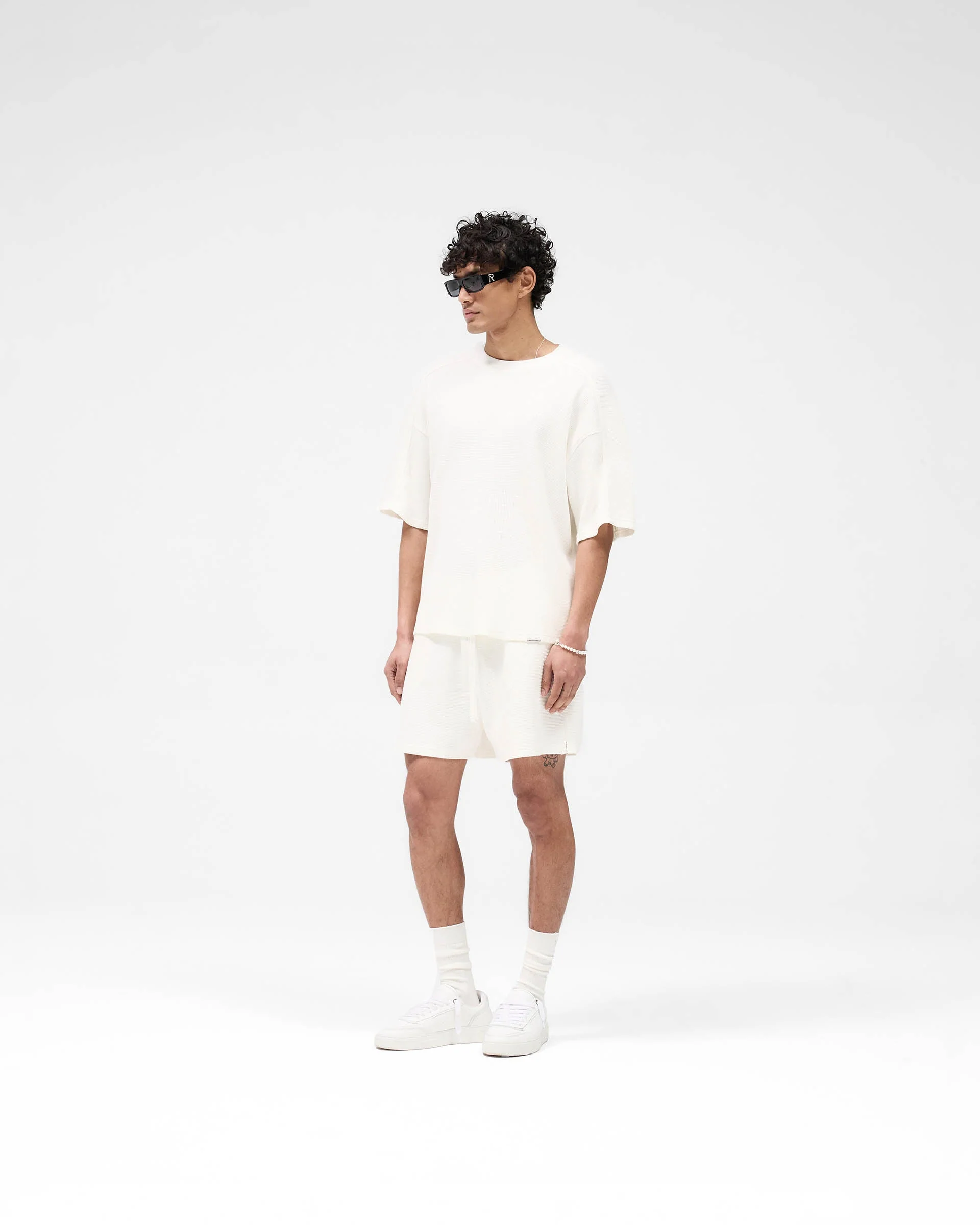 Waffle Shorts - White - Image 7
