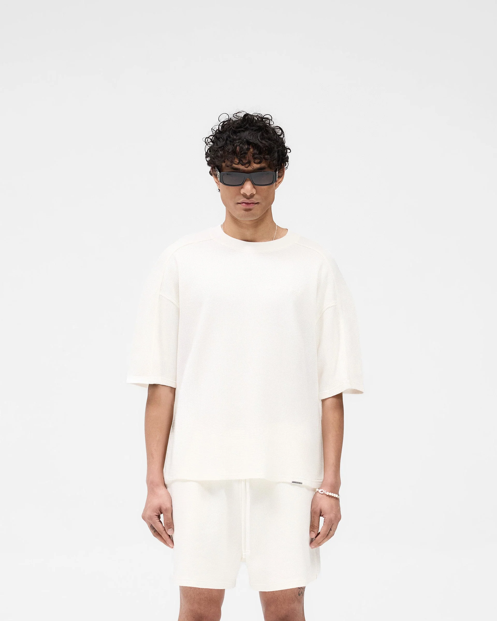 Waffle T-Shirt - Flat White - Image 3