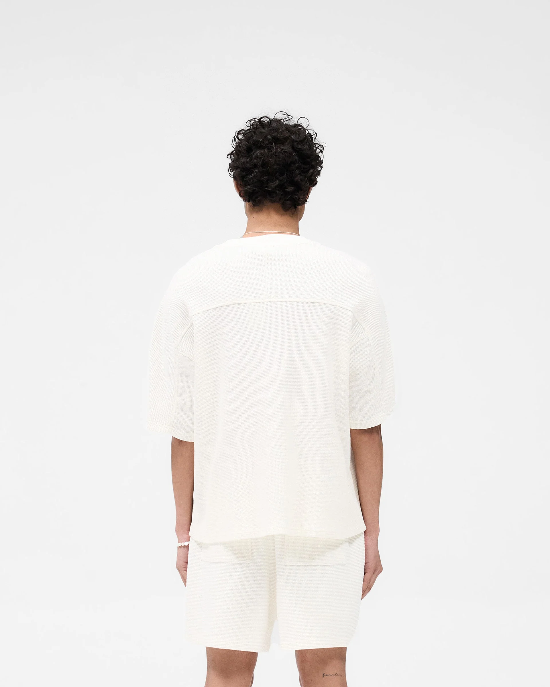 Waffle T-Shirt - Flat White - Image 4