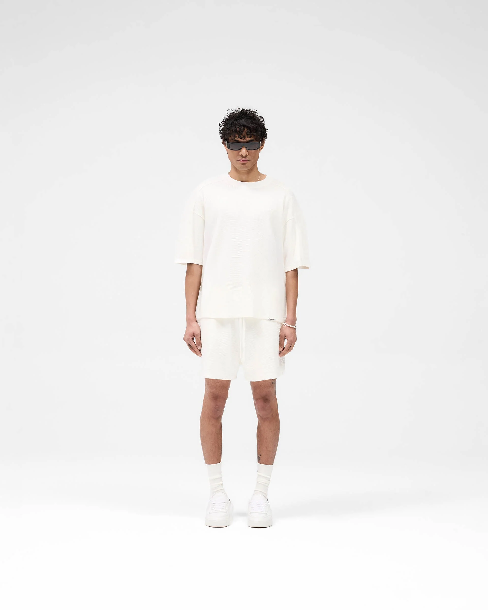 Waffle T-Shirt - Flat White - Image 5