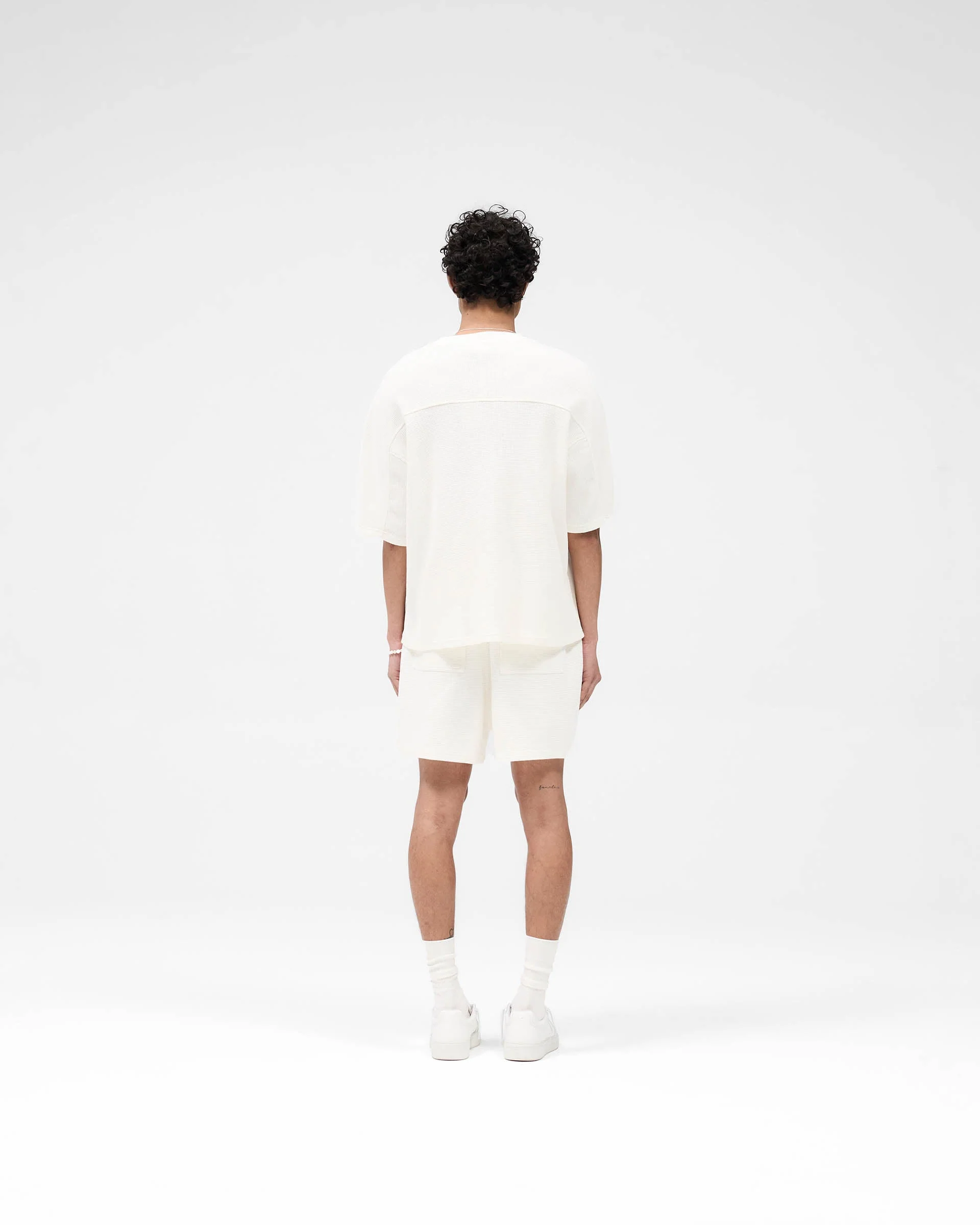 Waffle T-Shirt - Flat White - Image 7