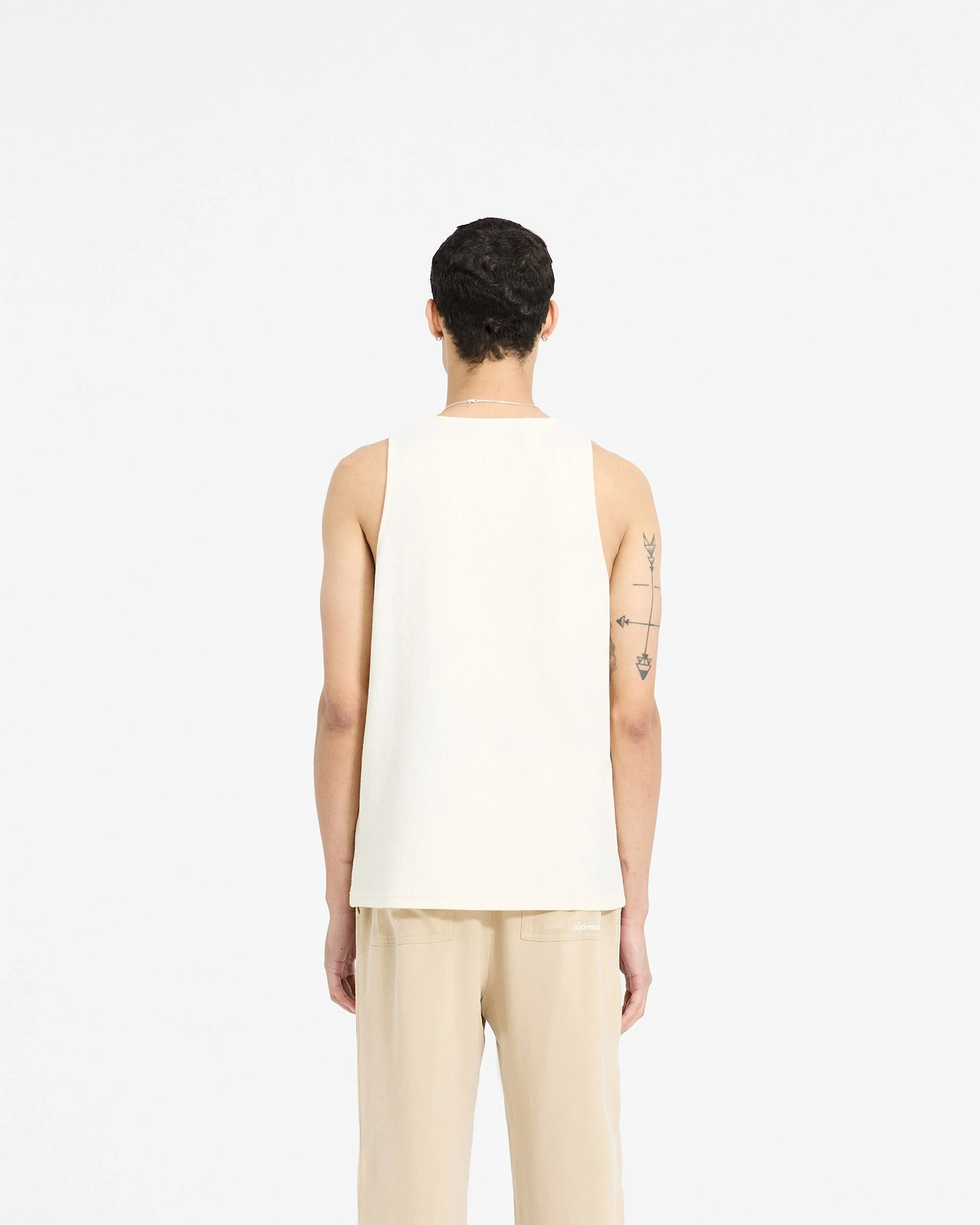 Waffle Vest - Antique White - Image 4