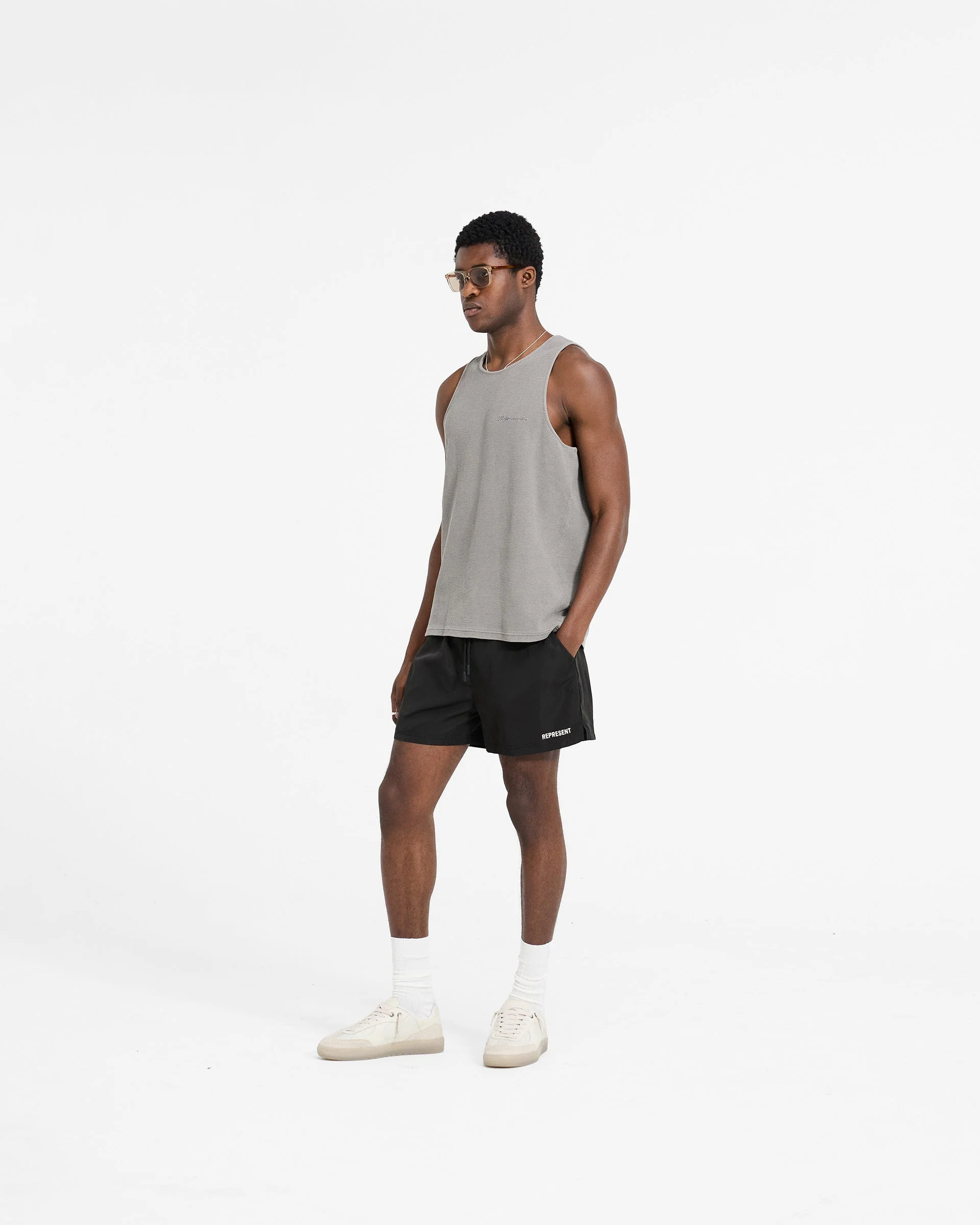Waffle Vest - Ultimate Grey - Image 6