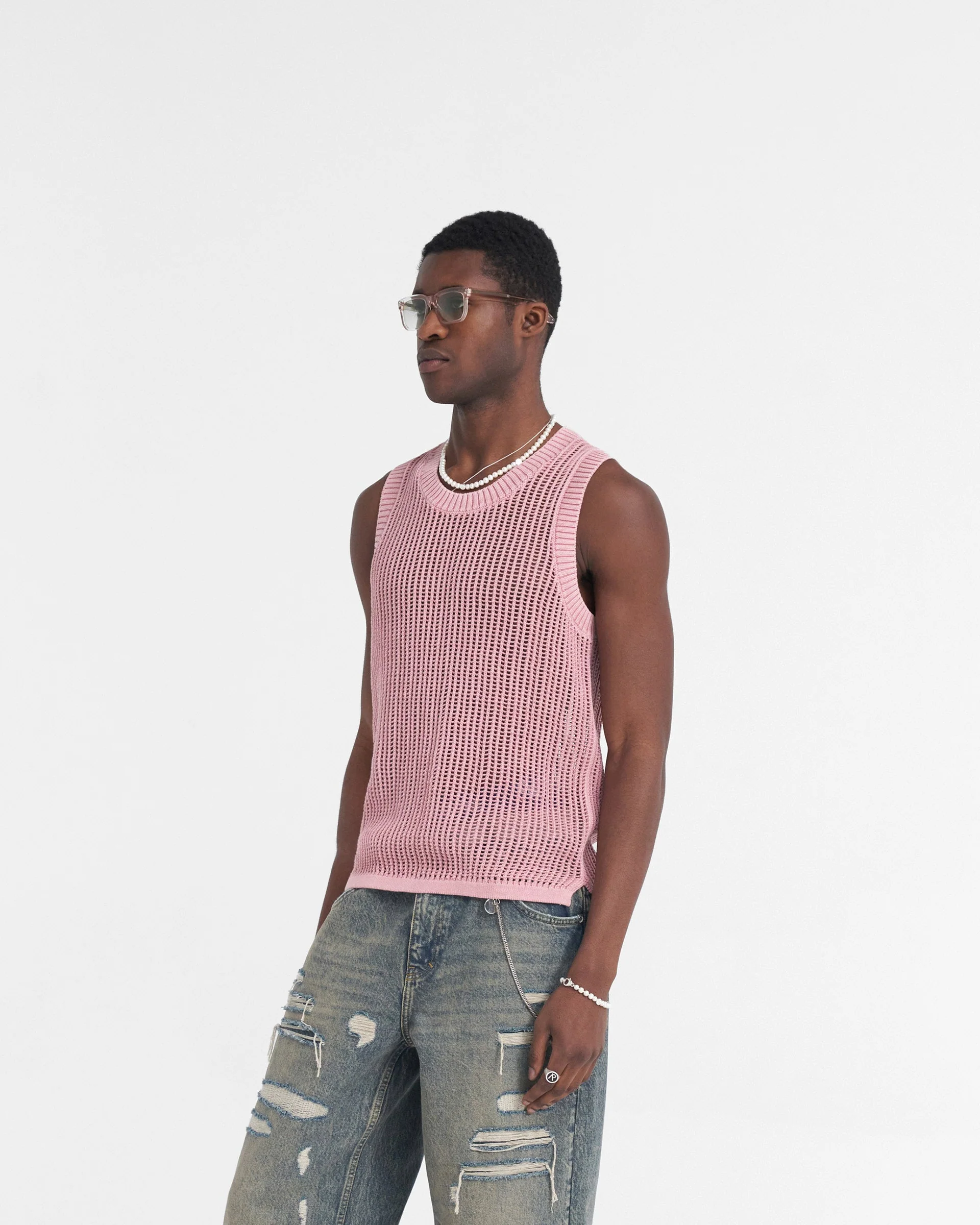 Washed Knit Vest - Sunrise - Image 2