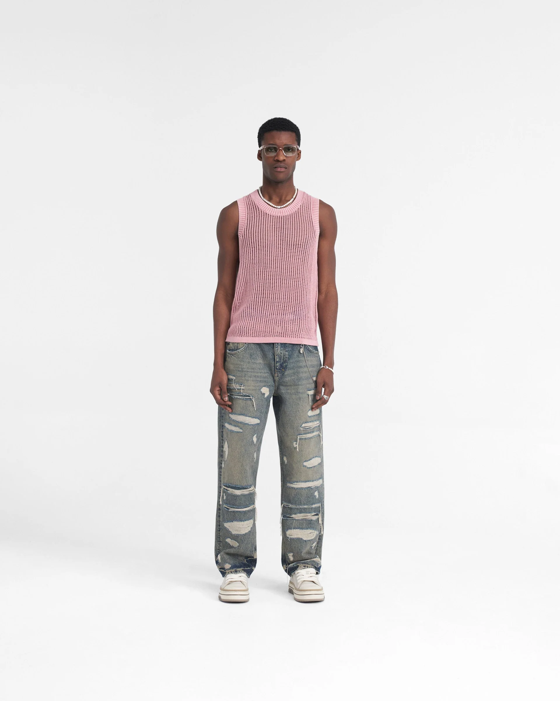 Washed Knit Vest - Sunrise - Image 5
