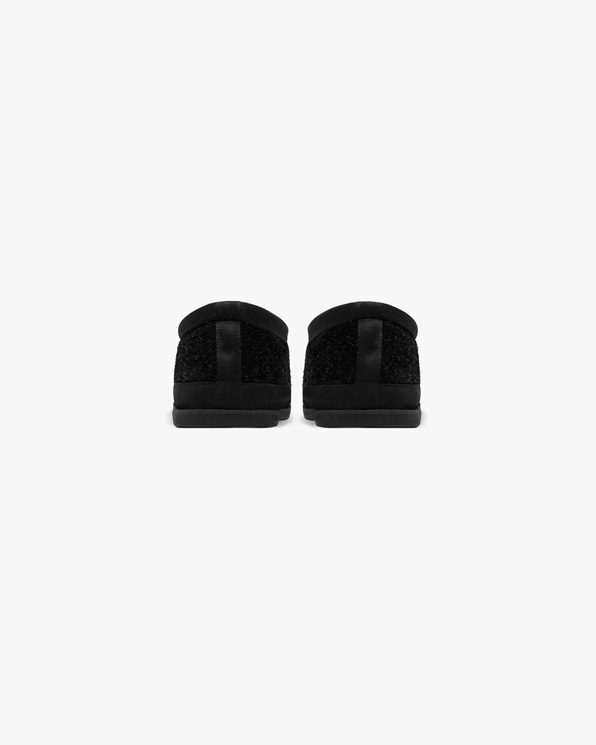 Winter Mule Hairy Suede - Black - Image 4