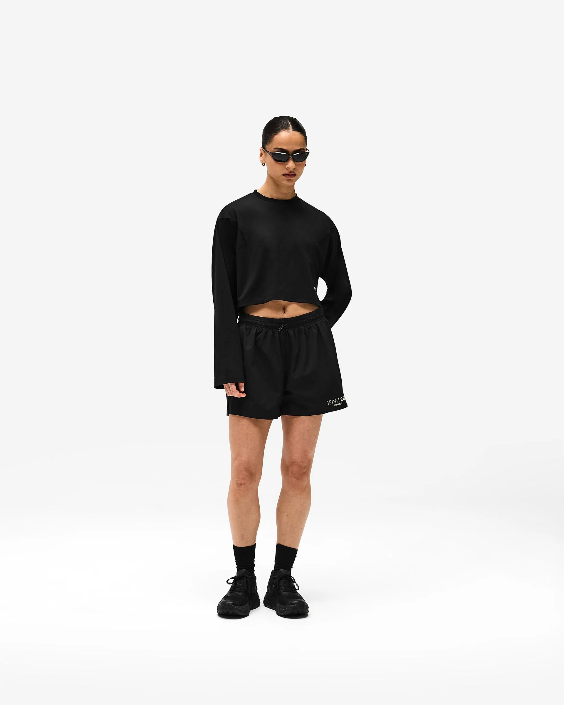 247 DNA Cropped Training T-Shirt - Black - Image 4
