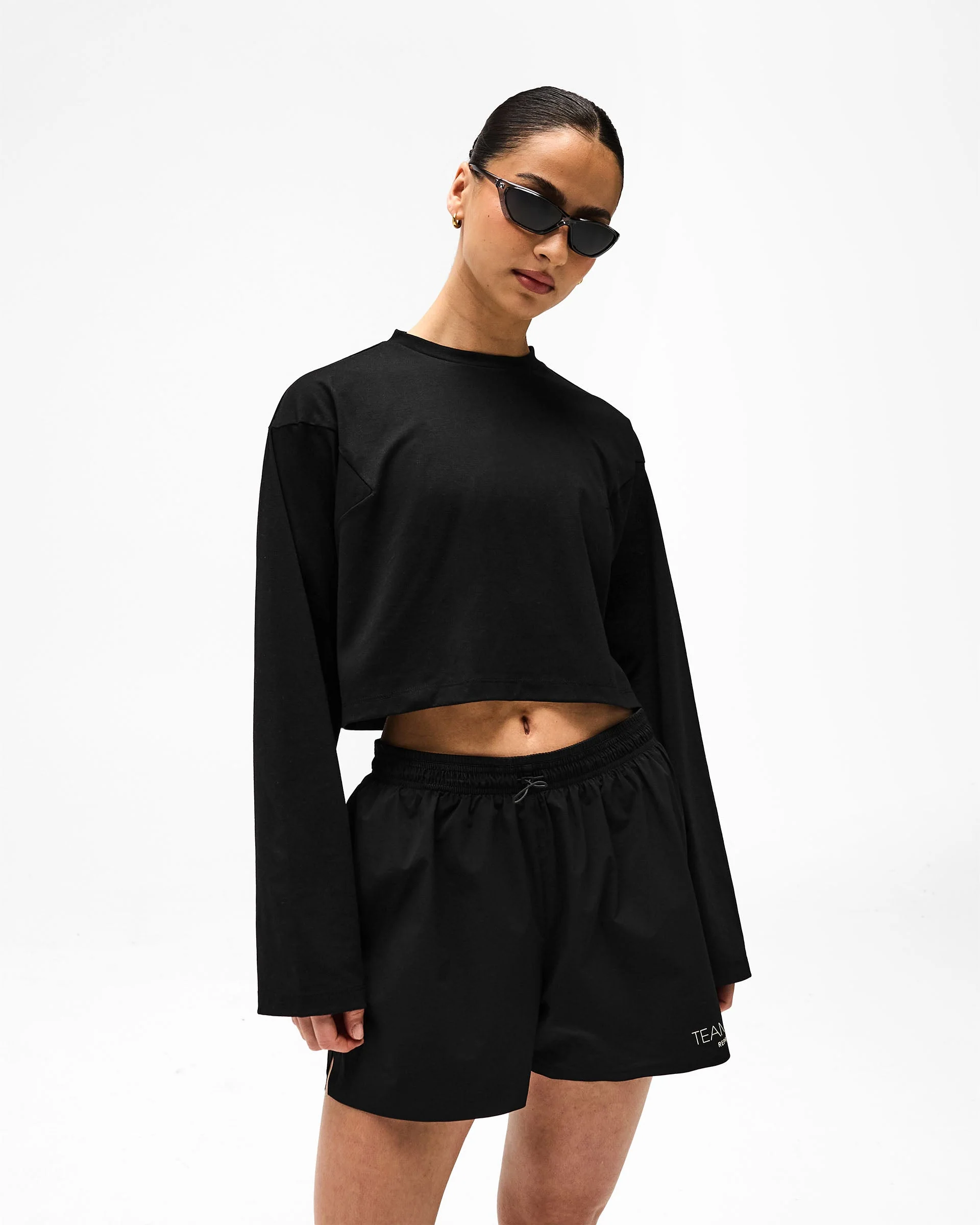 247 DNA Cropped Training T-Shirt - Black - Image 6