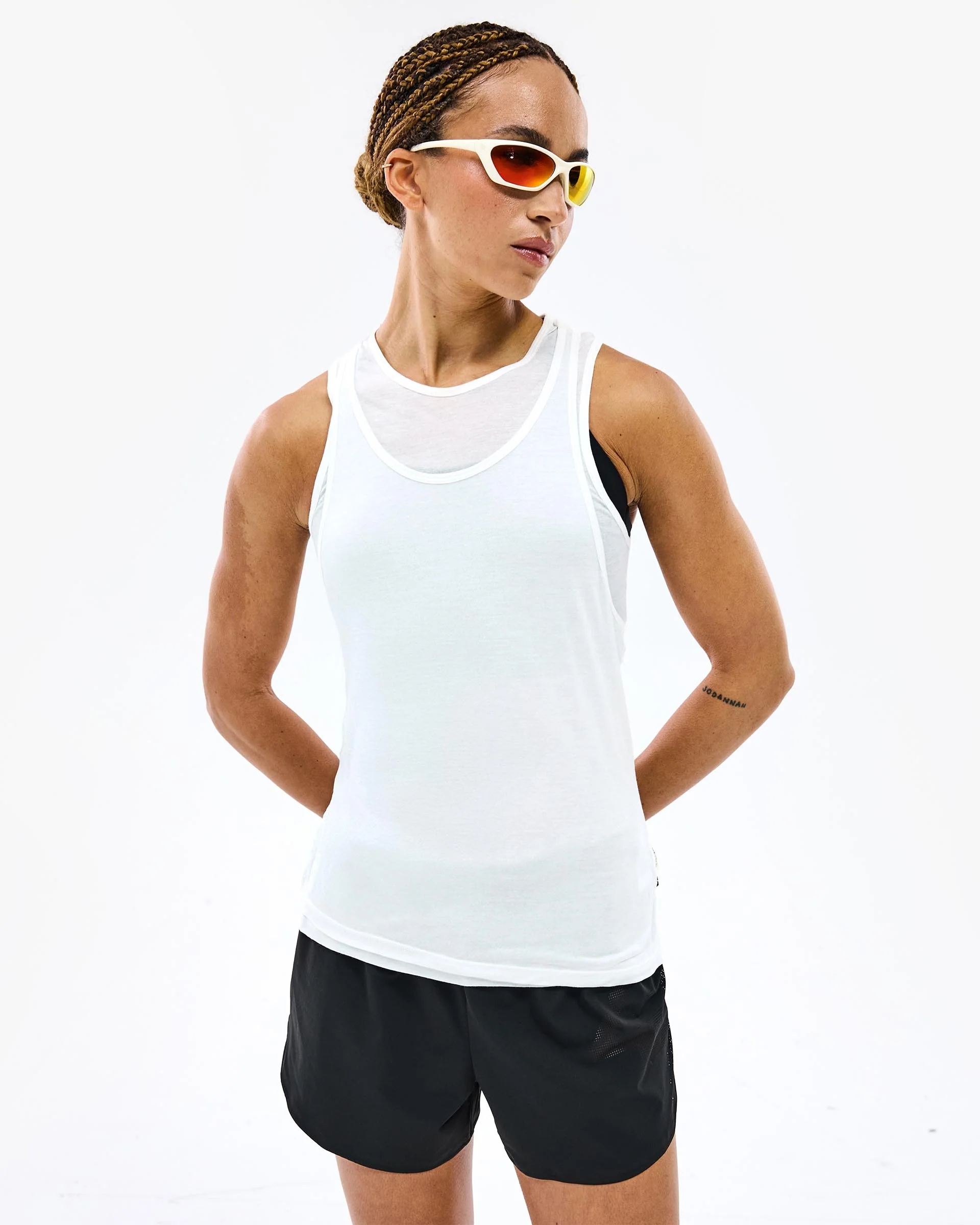 247 Double Layer Training Vest - White - Image 5