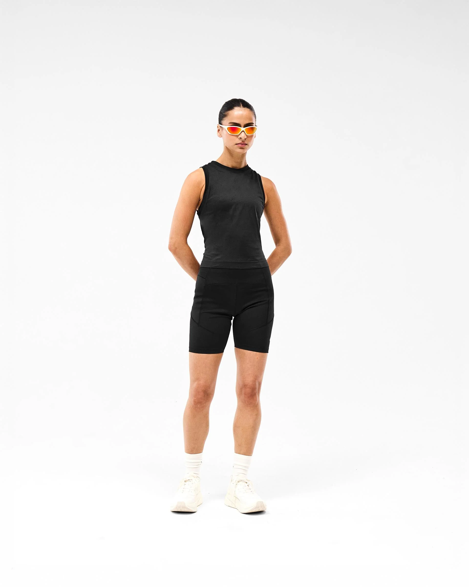 247 Ease Seamless Loose Fit Tank - Black - Image 3