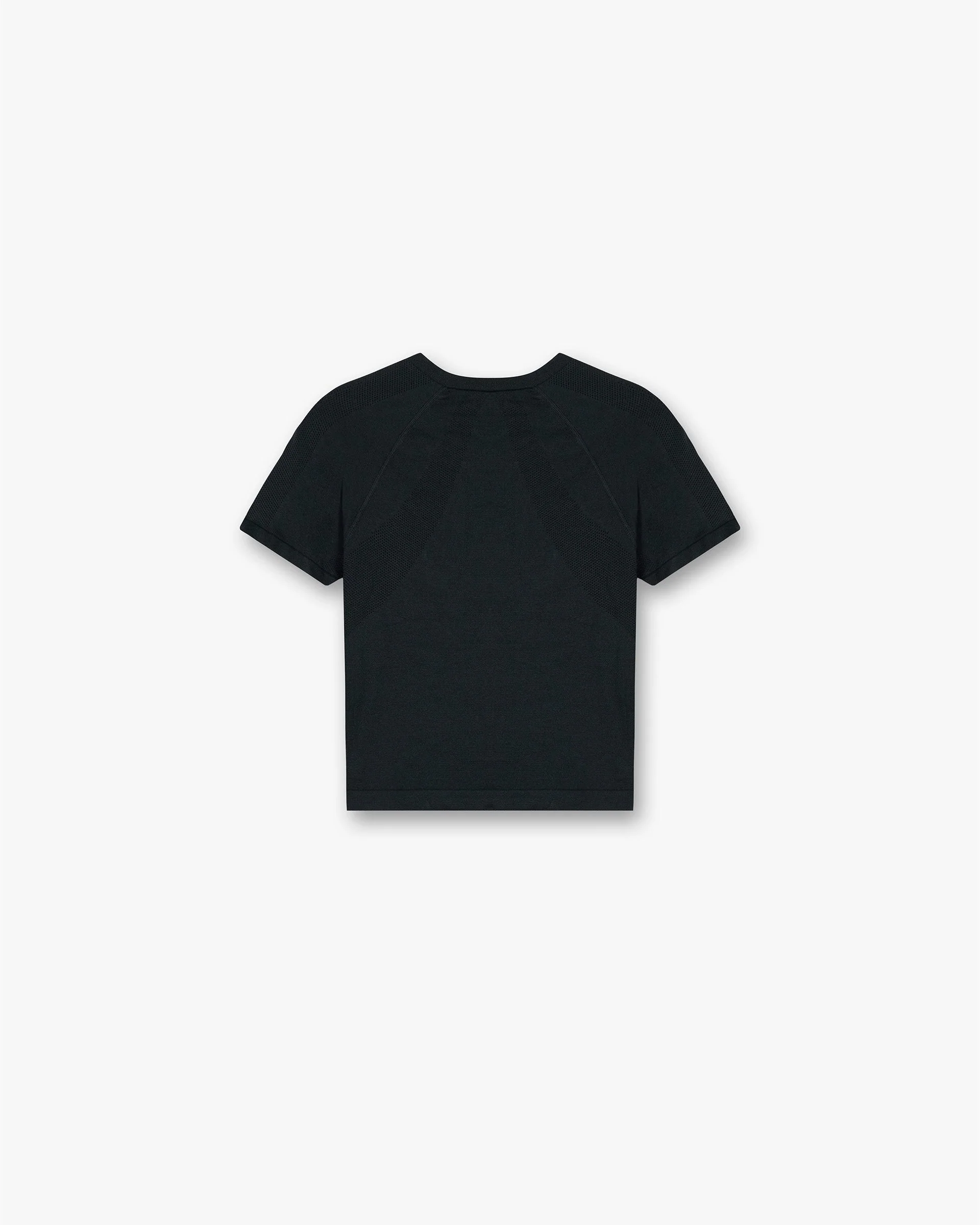 247 Ease Seamless Perforated T-Shirt - Black - Image 2