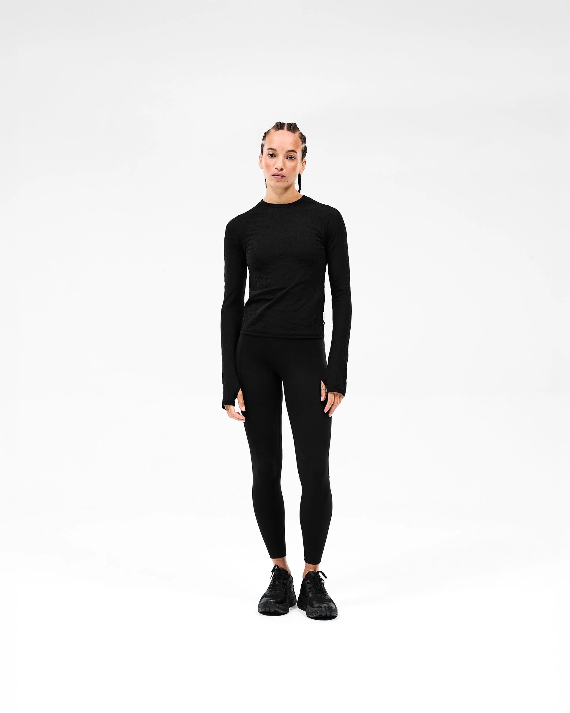 247 Performance Burnout Long Sleeve - Black - Image 3