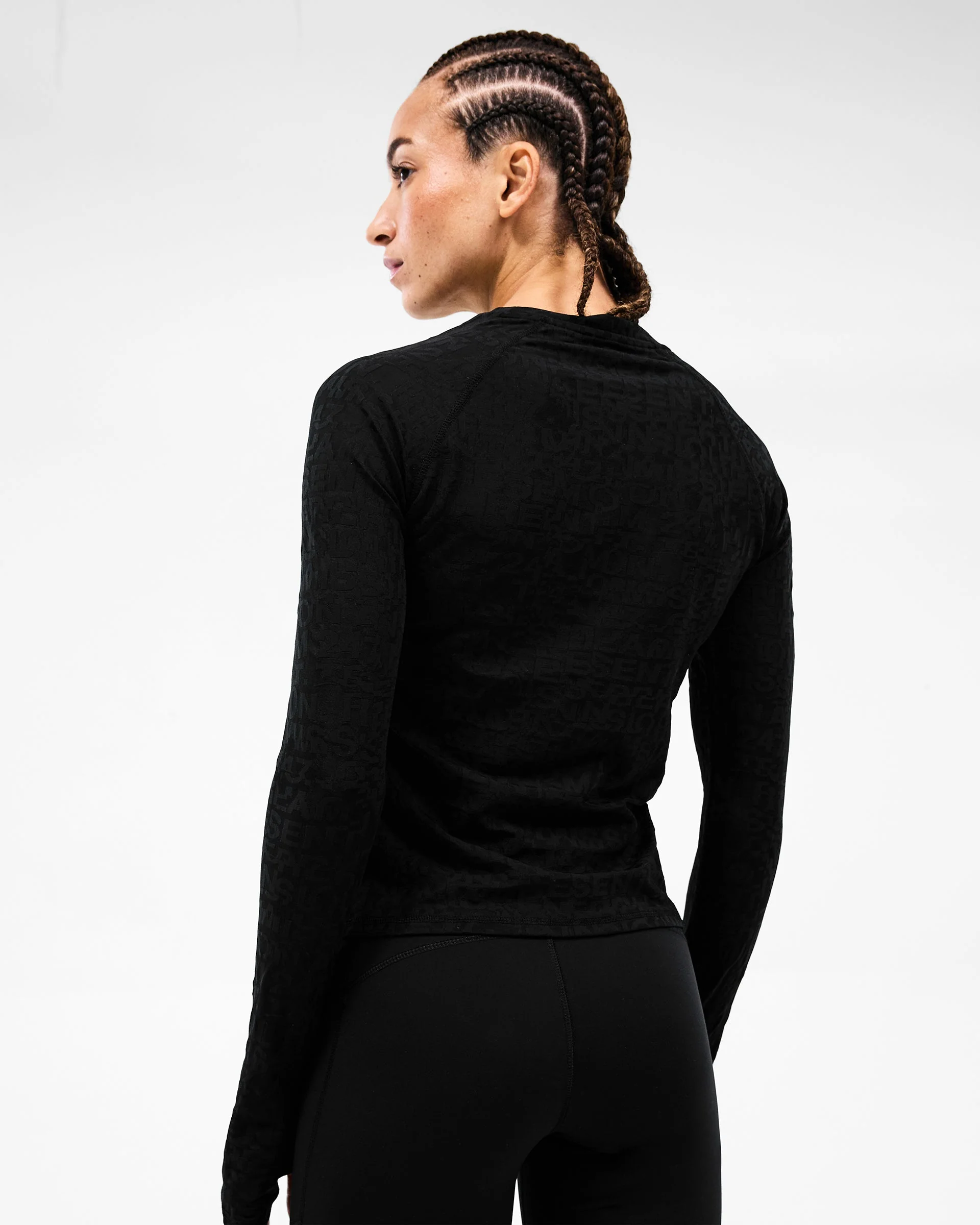 247 Performance Burnout Long Sleeve - Black - Image 4