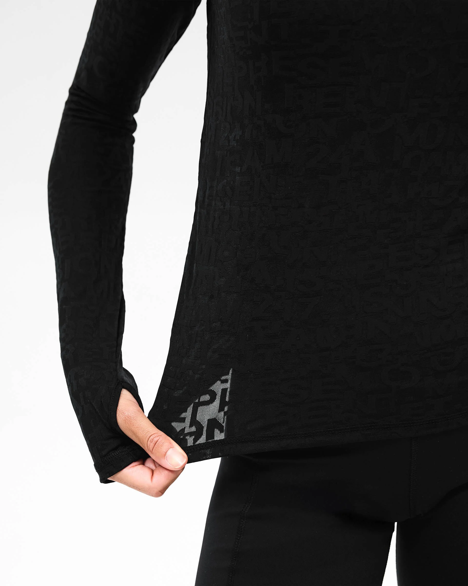 247 Performance Burnout Long Sleeve - Black - Image 7