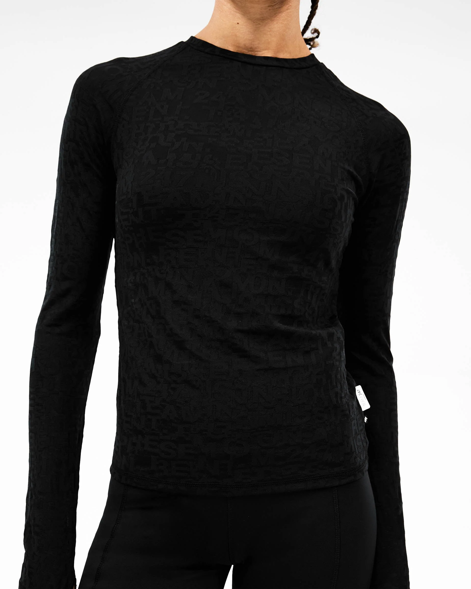 247 Performance Burnout Long Sleeve - Black - Image 9