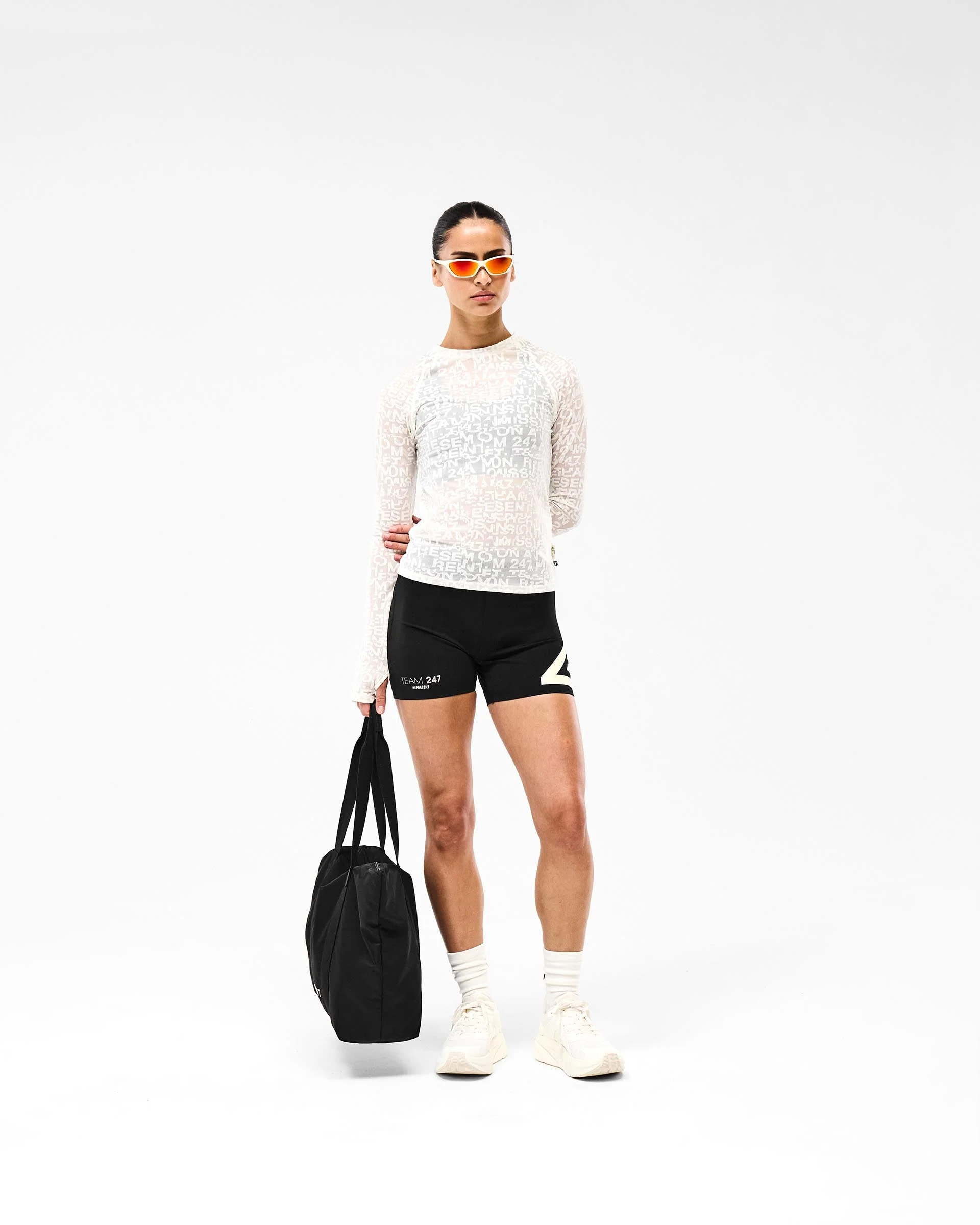 247 Performance Burnout Long Sleeve - Off White - Image 3