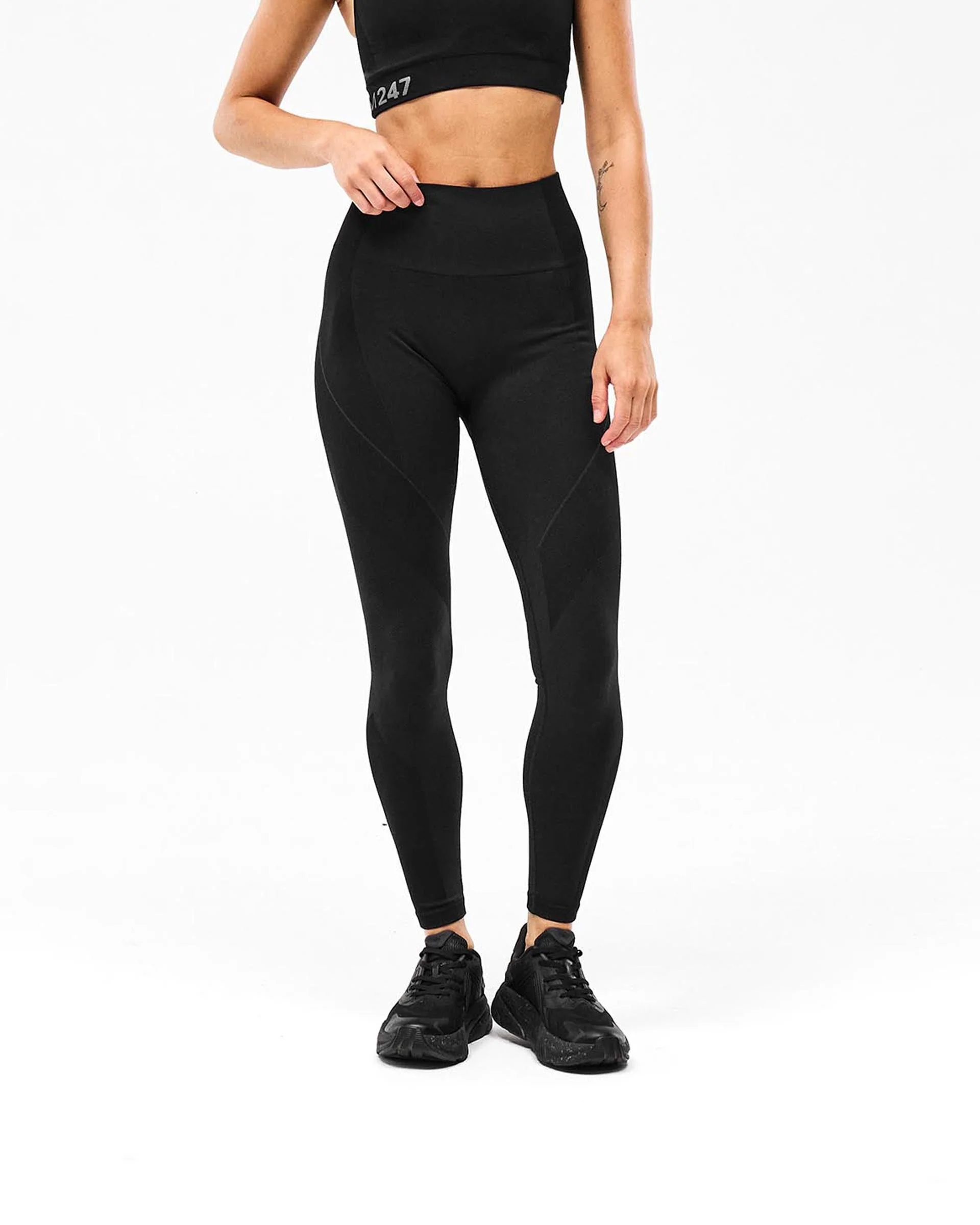 247 Sculpt Seamless Performance Legging - Black - Image 6