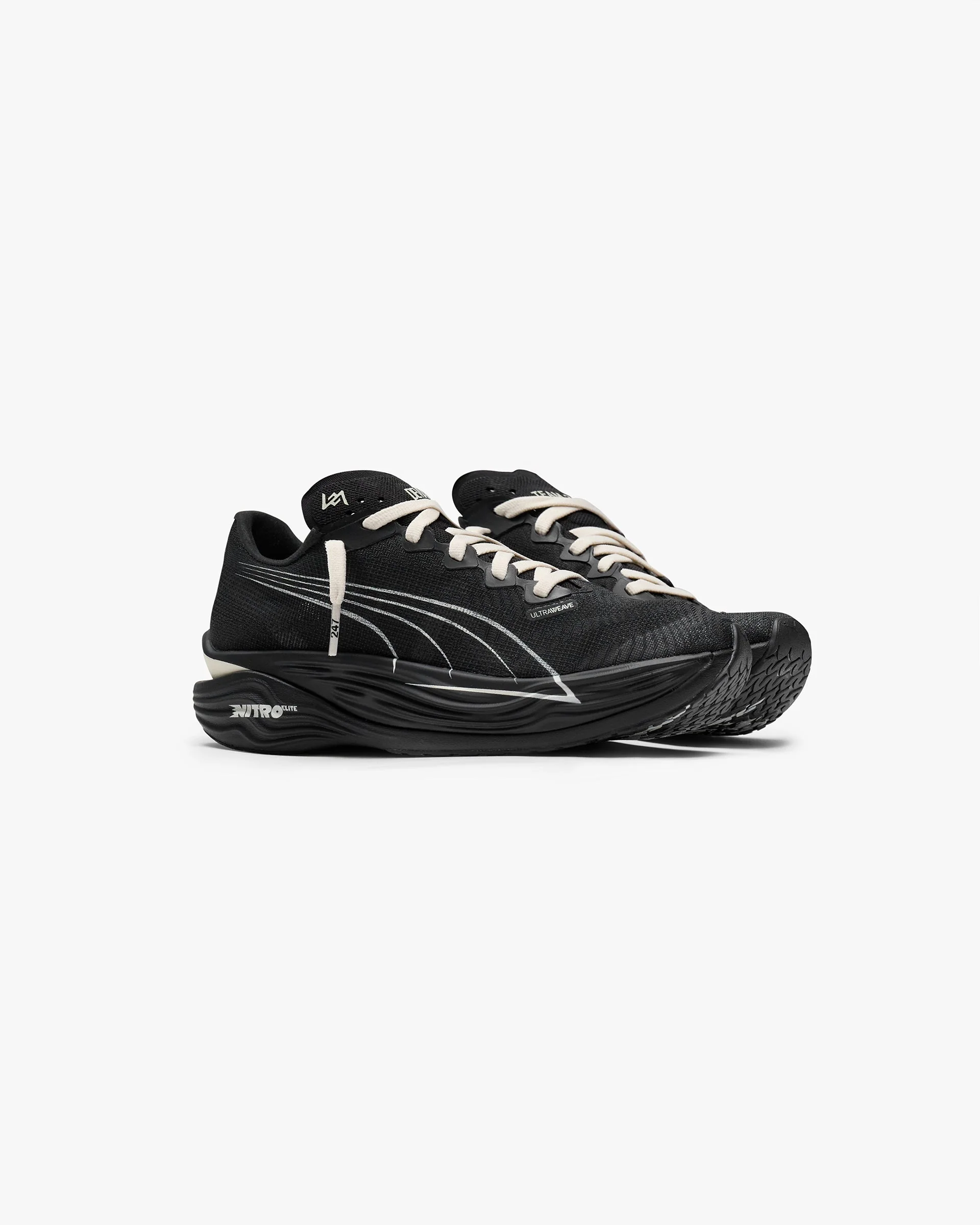247 X Puma Deviate Nitro Elite 3 Women's - Black Alpine Snow - Image 2